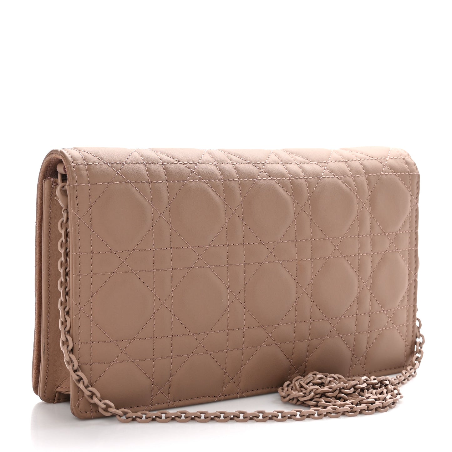 Ultra Matte Calfskin Cannage Lady Dior Clutch Fard