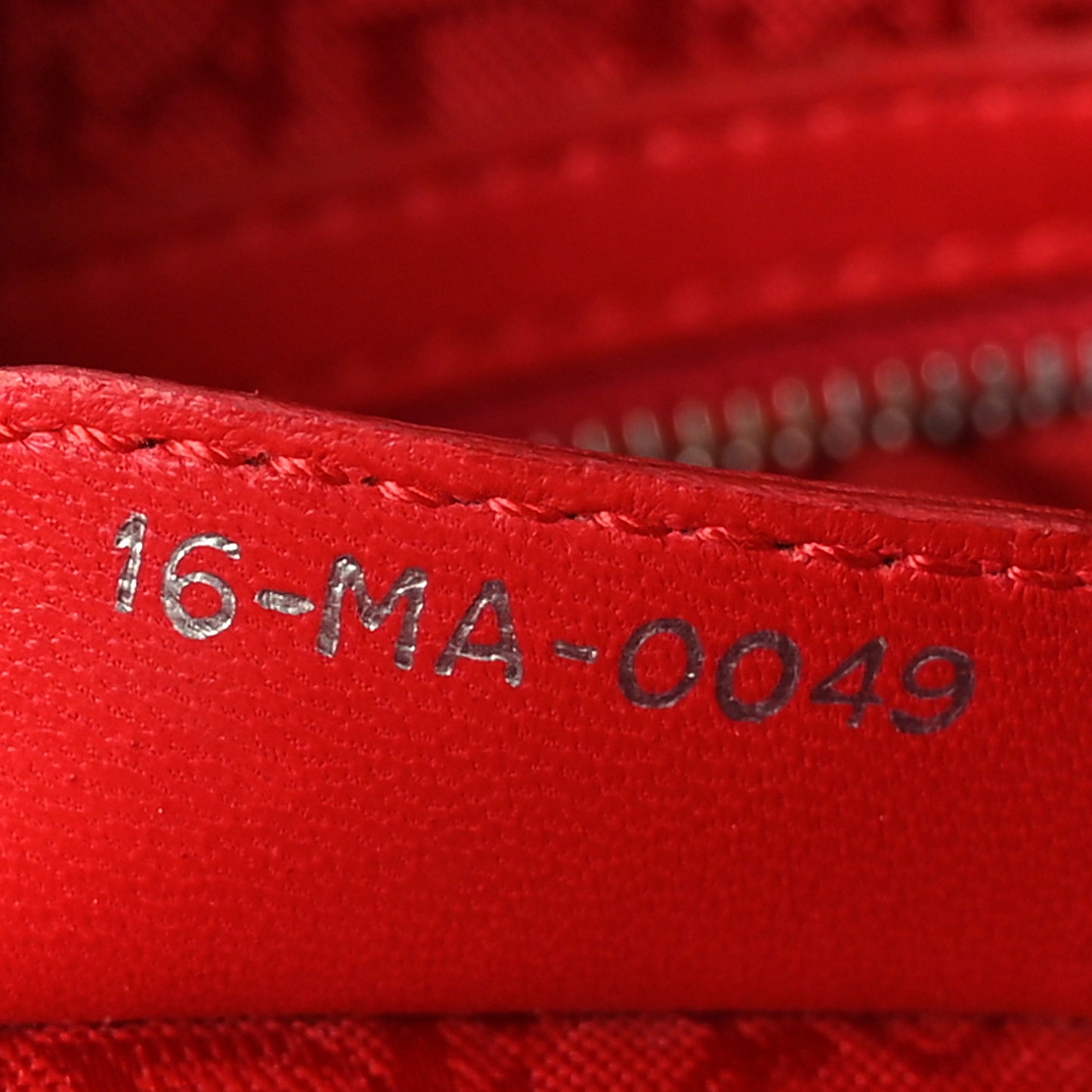 Lambskin Cannage XL Lady Dior Red