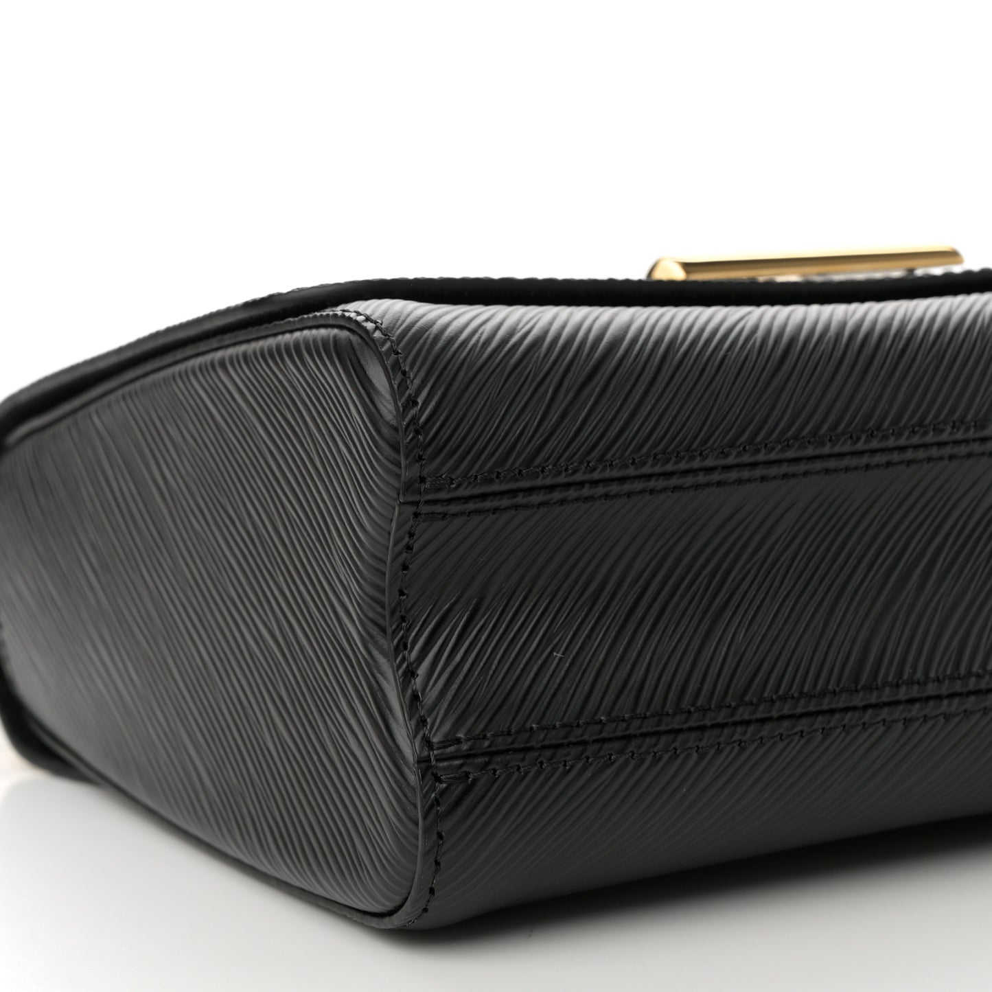 Epi Twist Top Handle Shoulder Bag MM Black