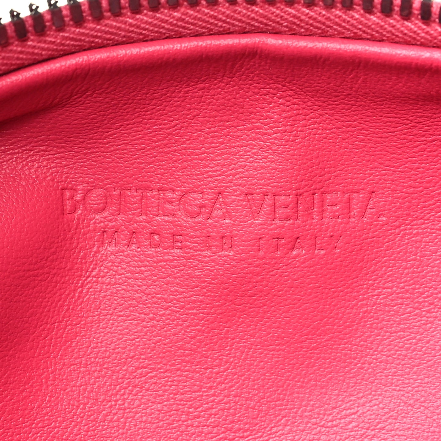 Nappa Intrecciato Mini Jodie Cranberry