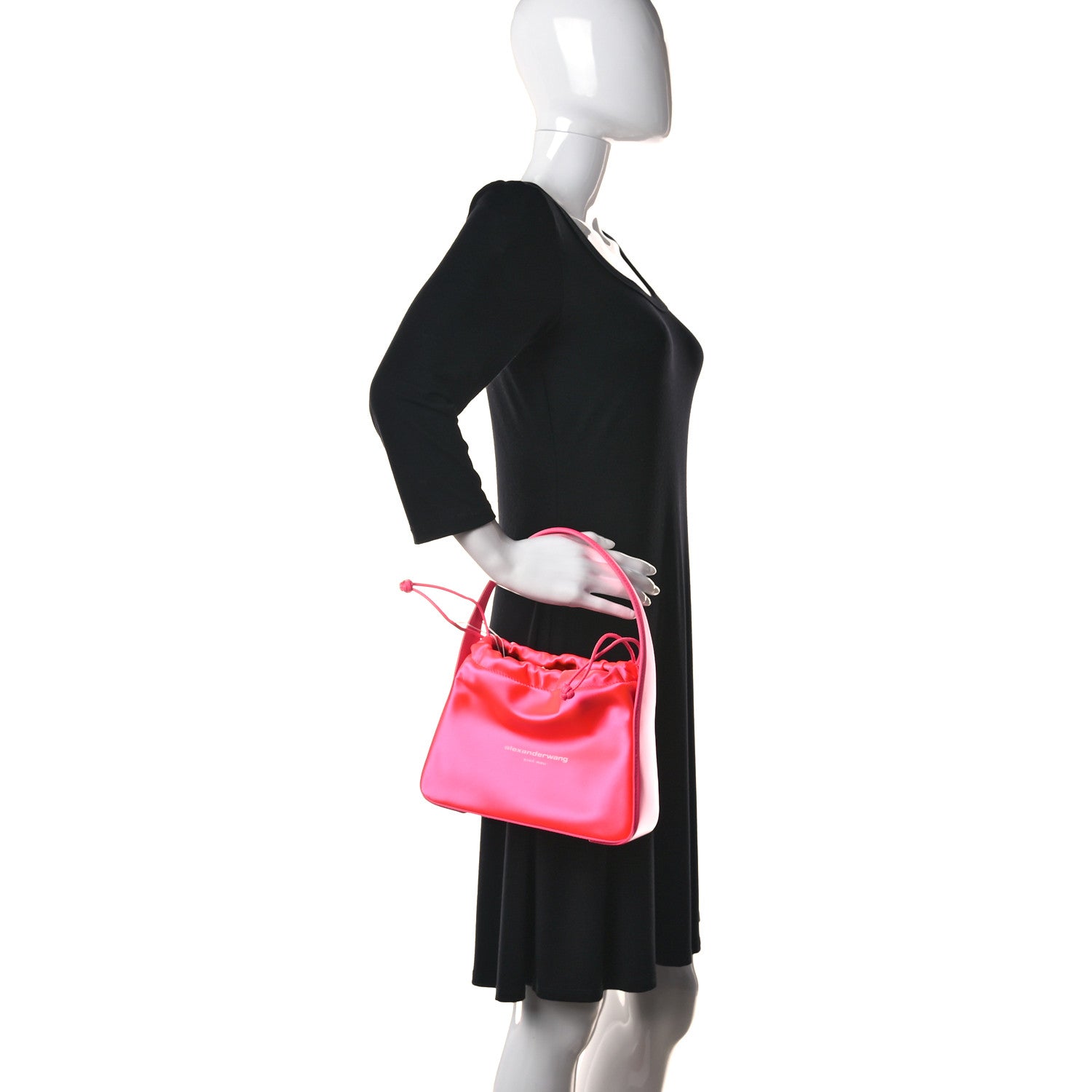 Alexander Wang Satin Ryan Bag Blaze Pink 2 of 11