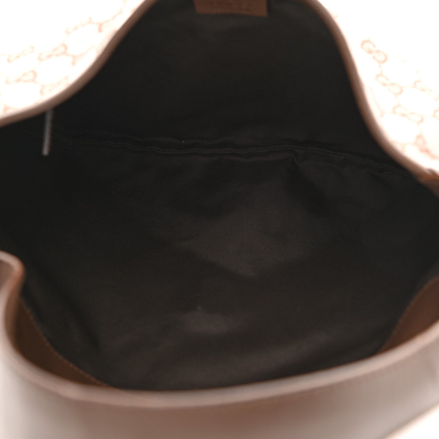 Monogram Lobster Clasp Jackie O Hobo Brown