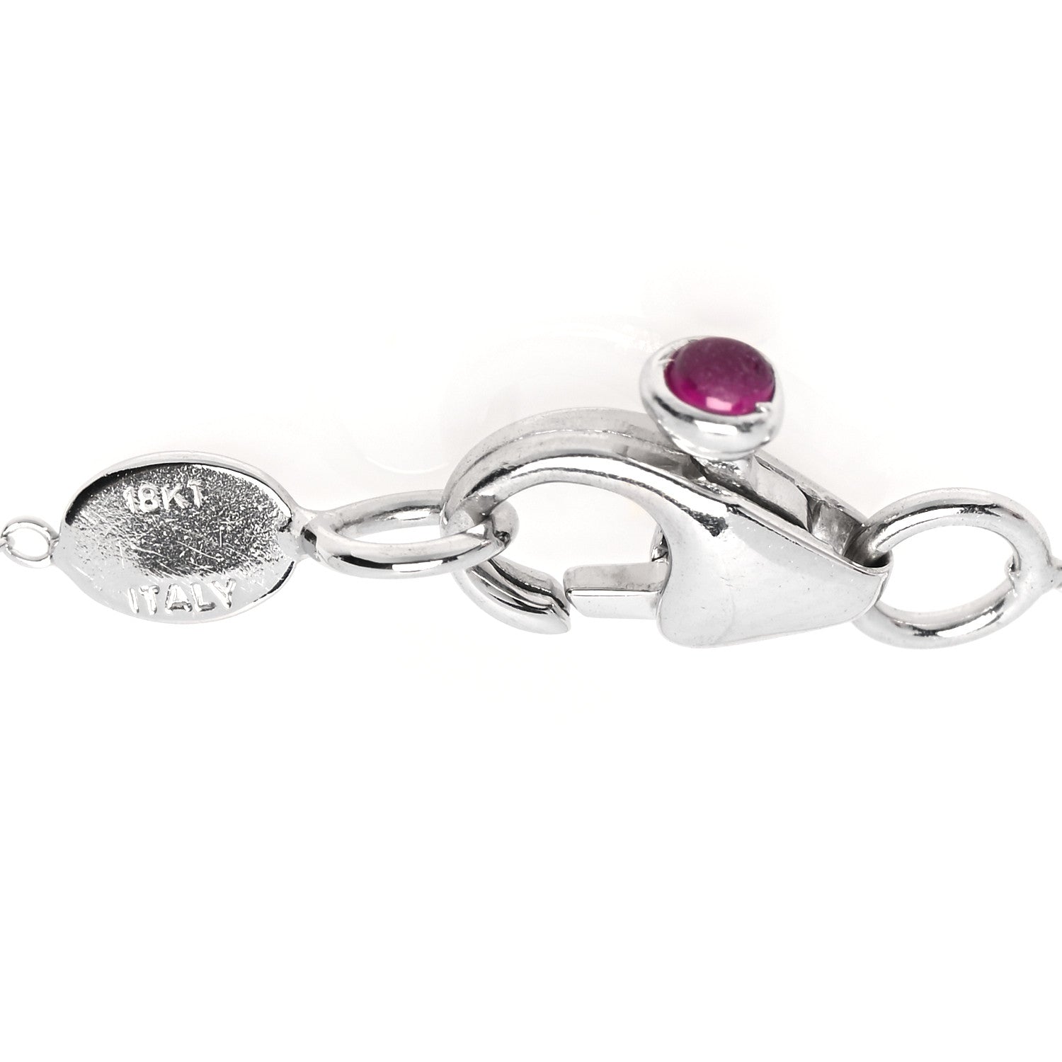 Roberto Coin 18K White Gold Diamond By the Inch Five Station Bracelet 5 of 5