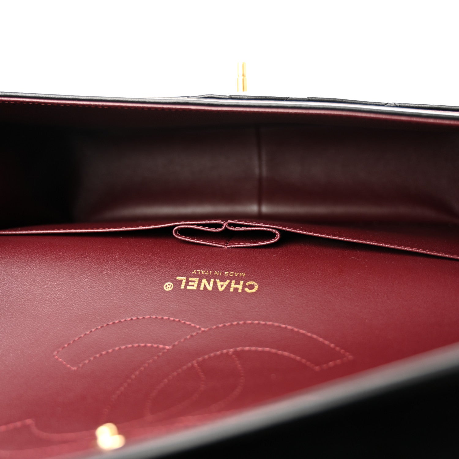 Chanel Lambskin Quilted Jumbo Double Flap Black 11 of 14