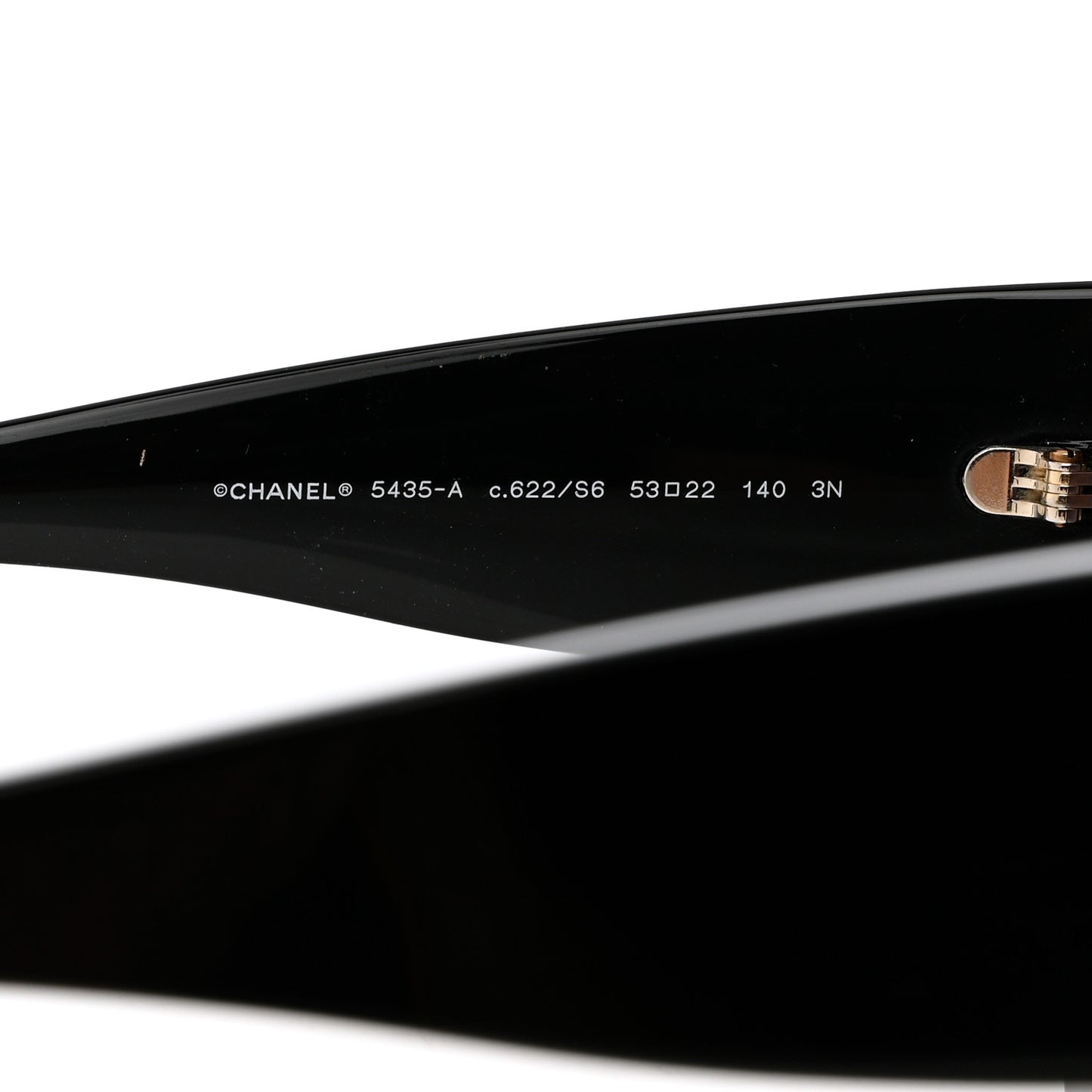 Acetate Rectangle Sunglasses 5435 Black