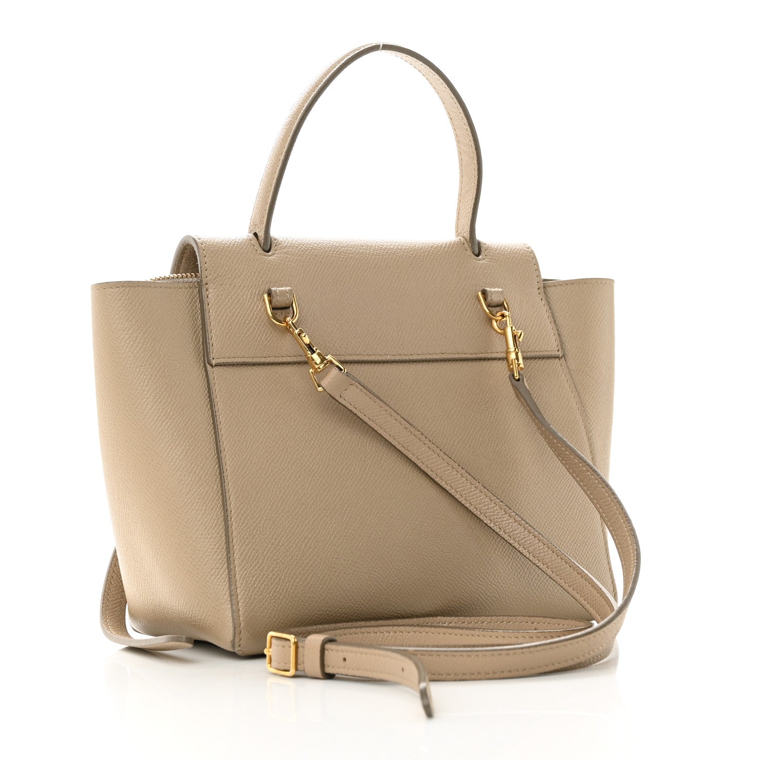 Celine Grained Calfskin Nano Belt Bag Light Taupe 3 of 10