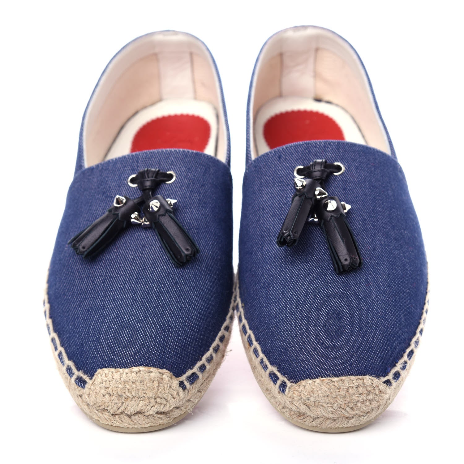 Christian Louboutin Denim Papiougomme Espadrilles 41 Blue 5 of 10