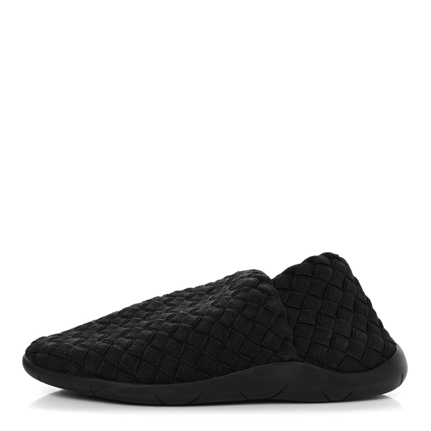 Bottega Veneta Intrecciato Women's Slip-On Sneakers 36 Black 1 of 8