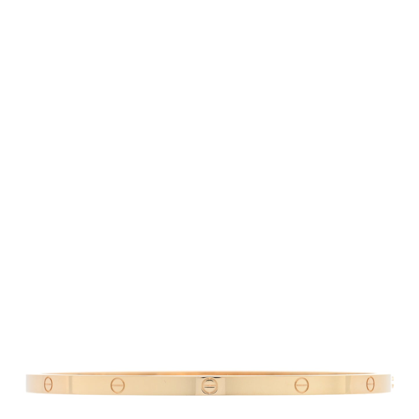 18K Yellow Gold Small LOVE Bracelet 20