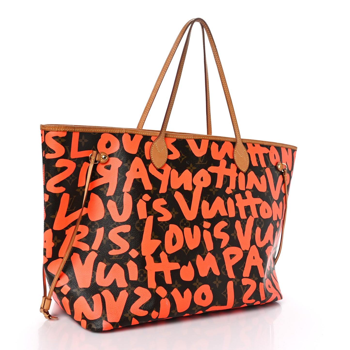 Monogram Graffiti Neverfull GM Orange