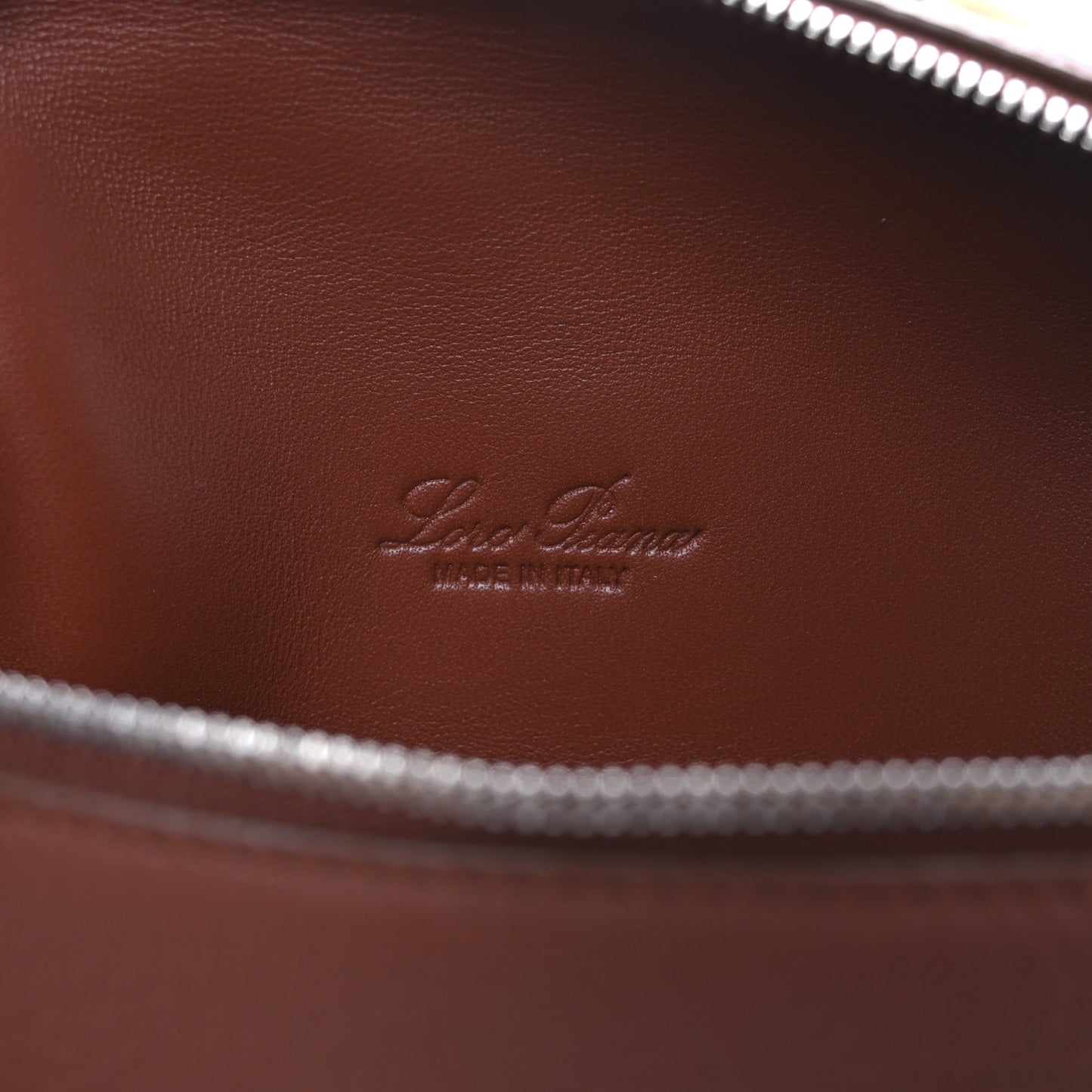 Grained Calfskin L19 Extra Pocket Pouch Kummel