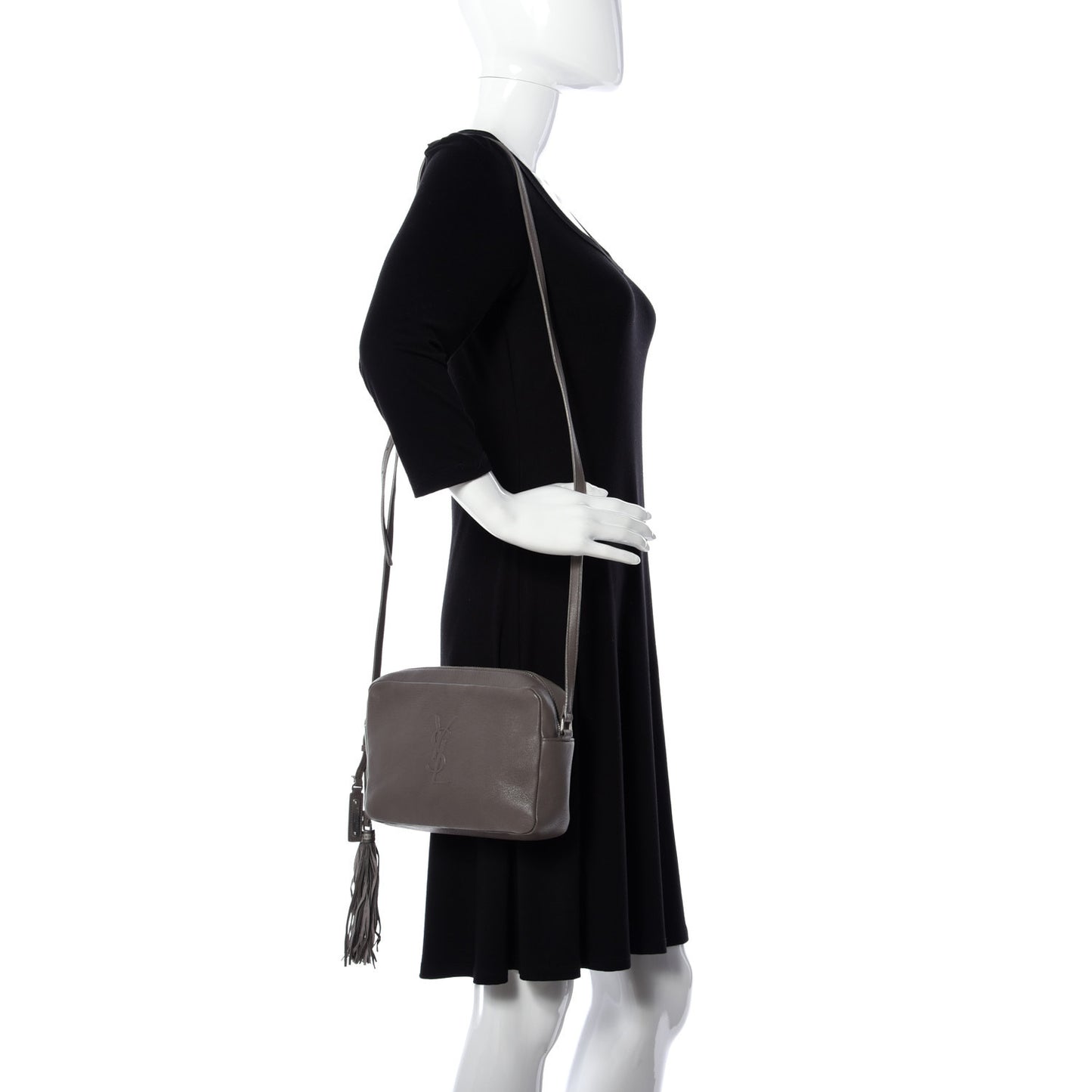 Lambskin Monogram Small Lou Camera Bag Fog