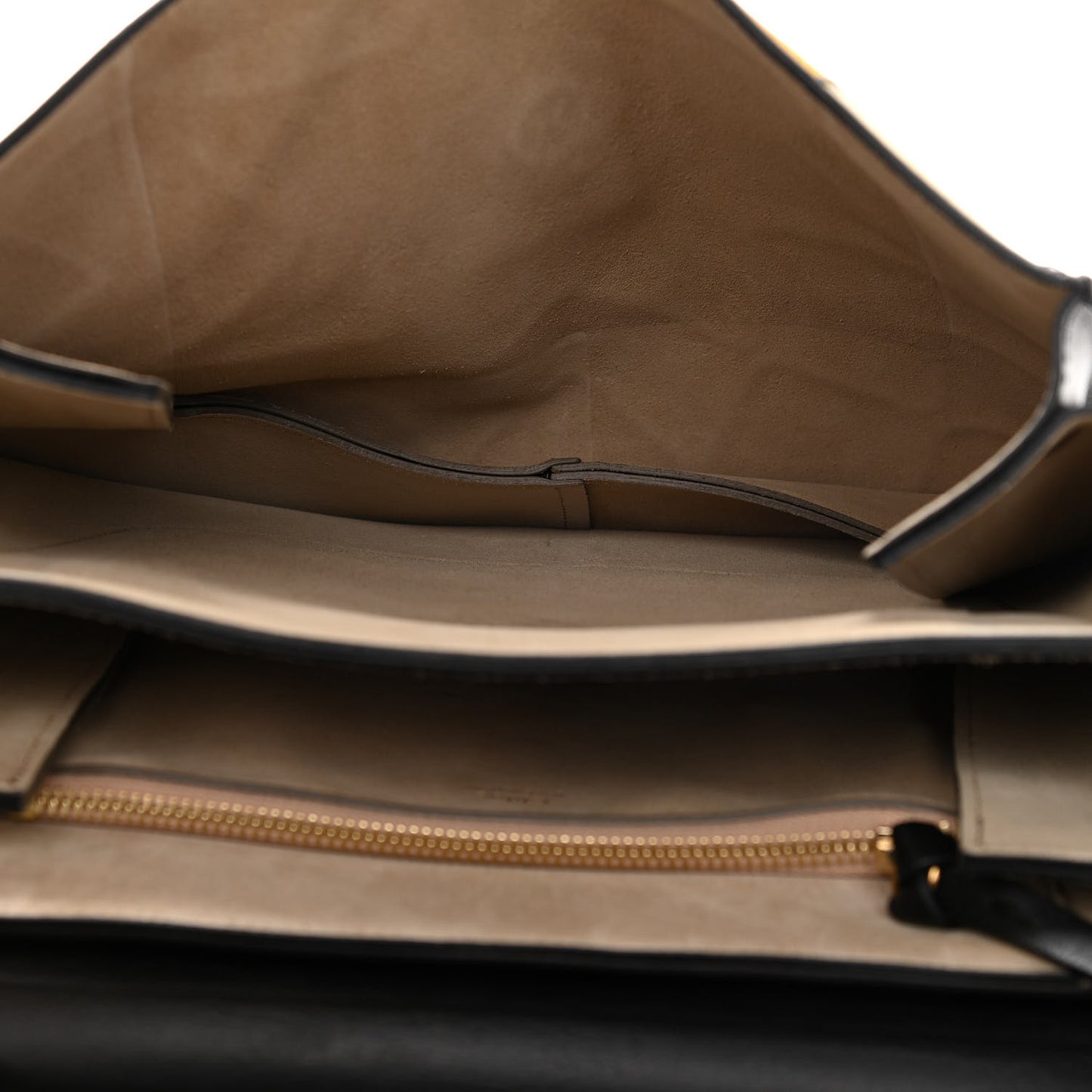 Suede Wonder Woman Patchwork Medium Faye Shoulder Bag Black
