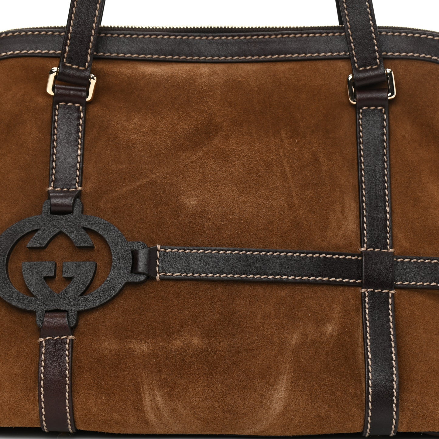 Suede Royal Satchel Brown