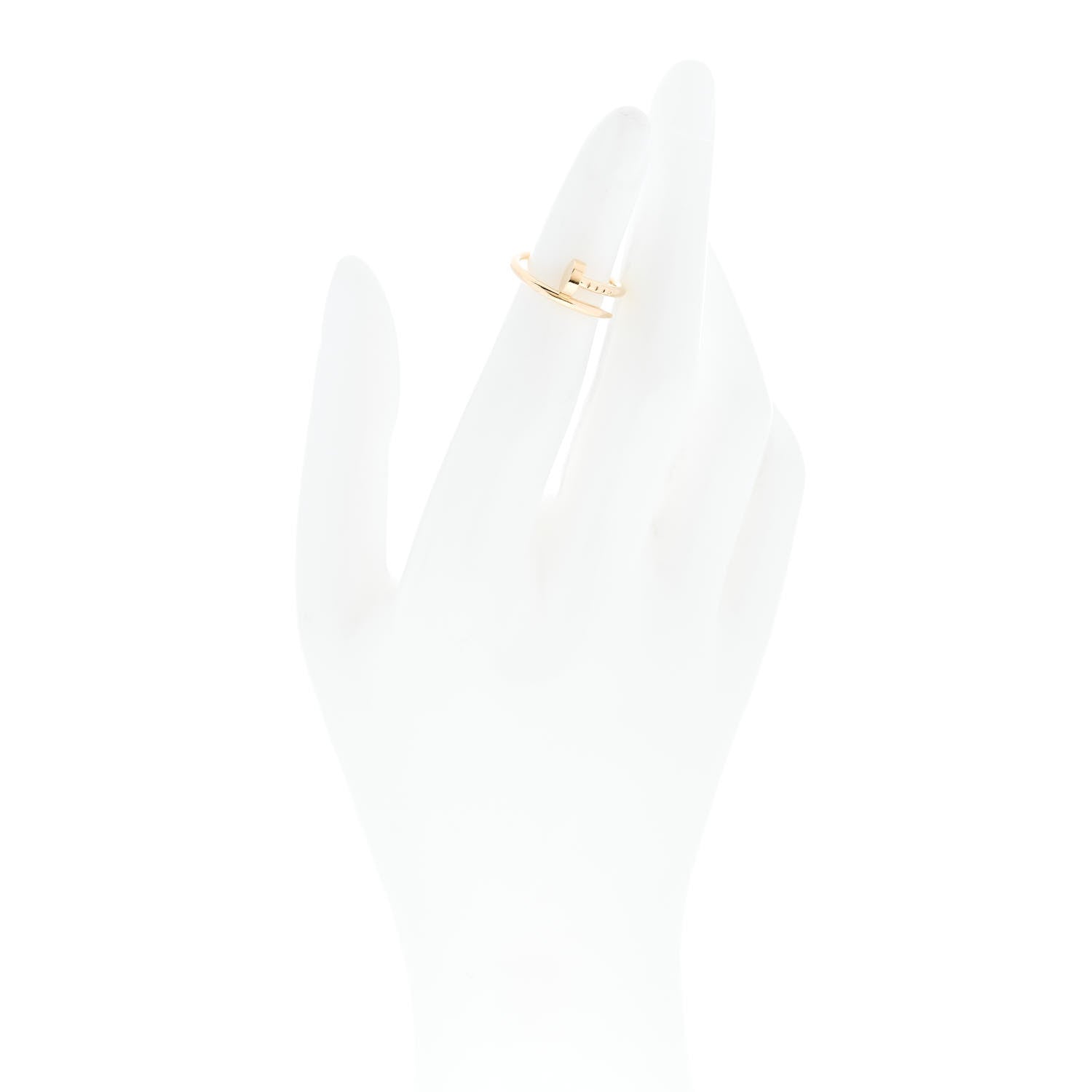 Cartier 18K Yellow Gold Small Juste Un Clou Ring 47 4 2 of 5