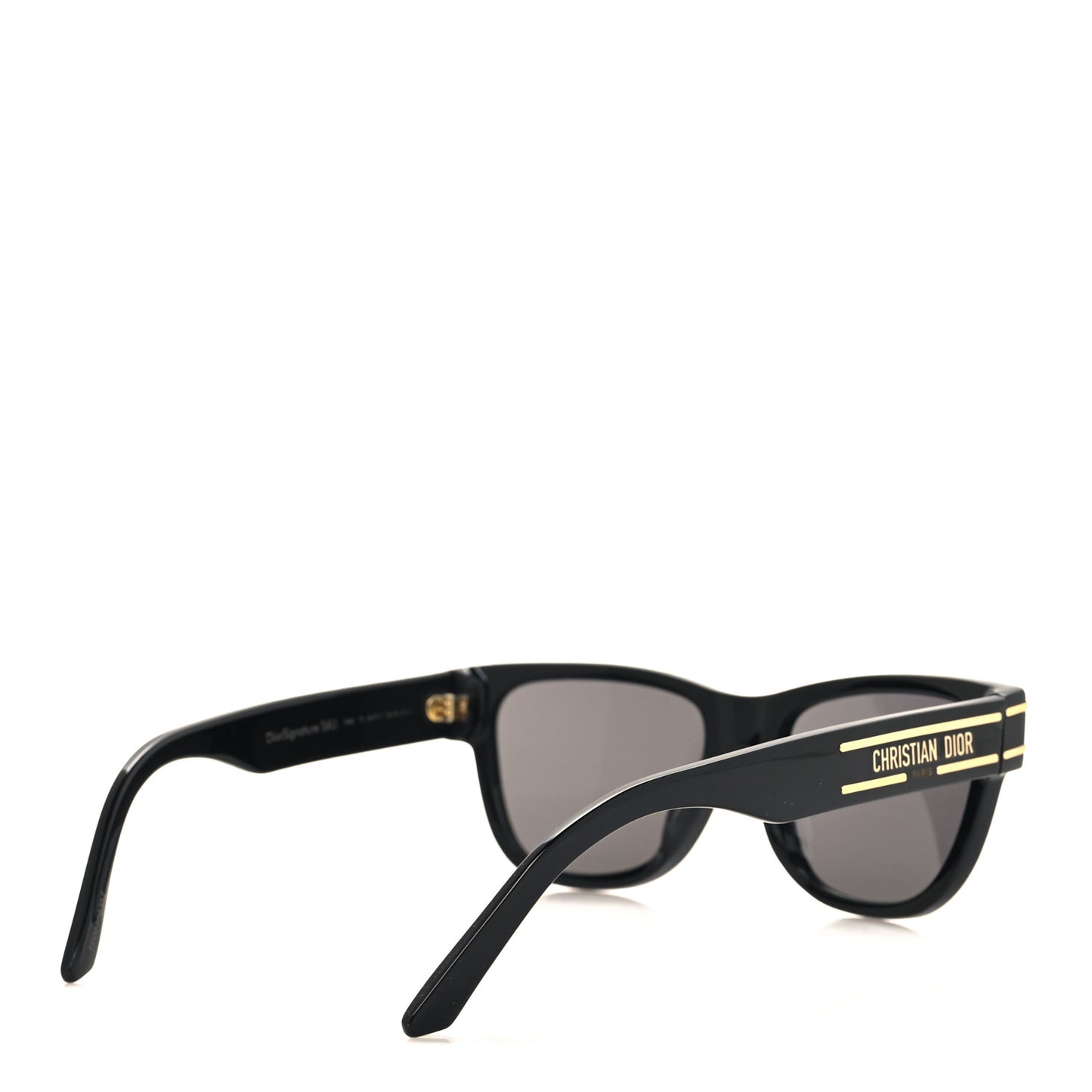 Diorsignature S6U Square Sunglasses Black