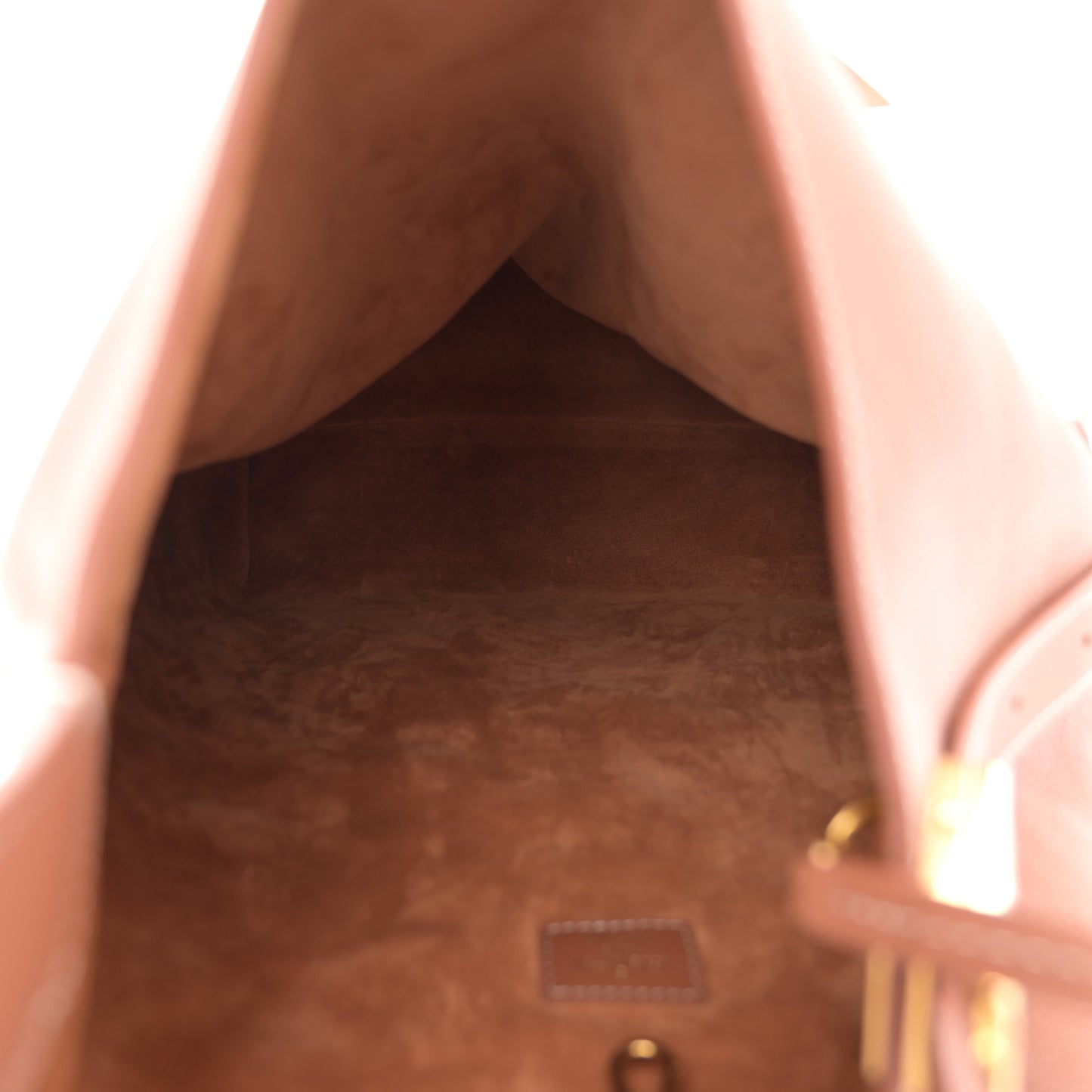 Grained Calfskin Low Key Hobo MM Cognac