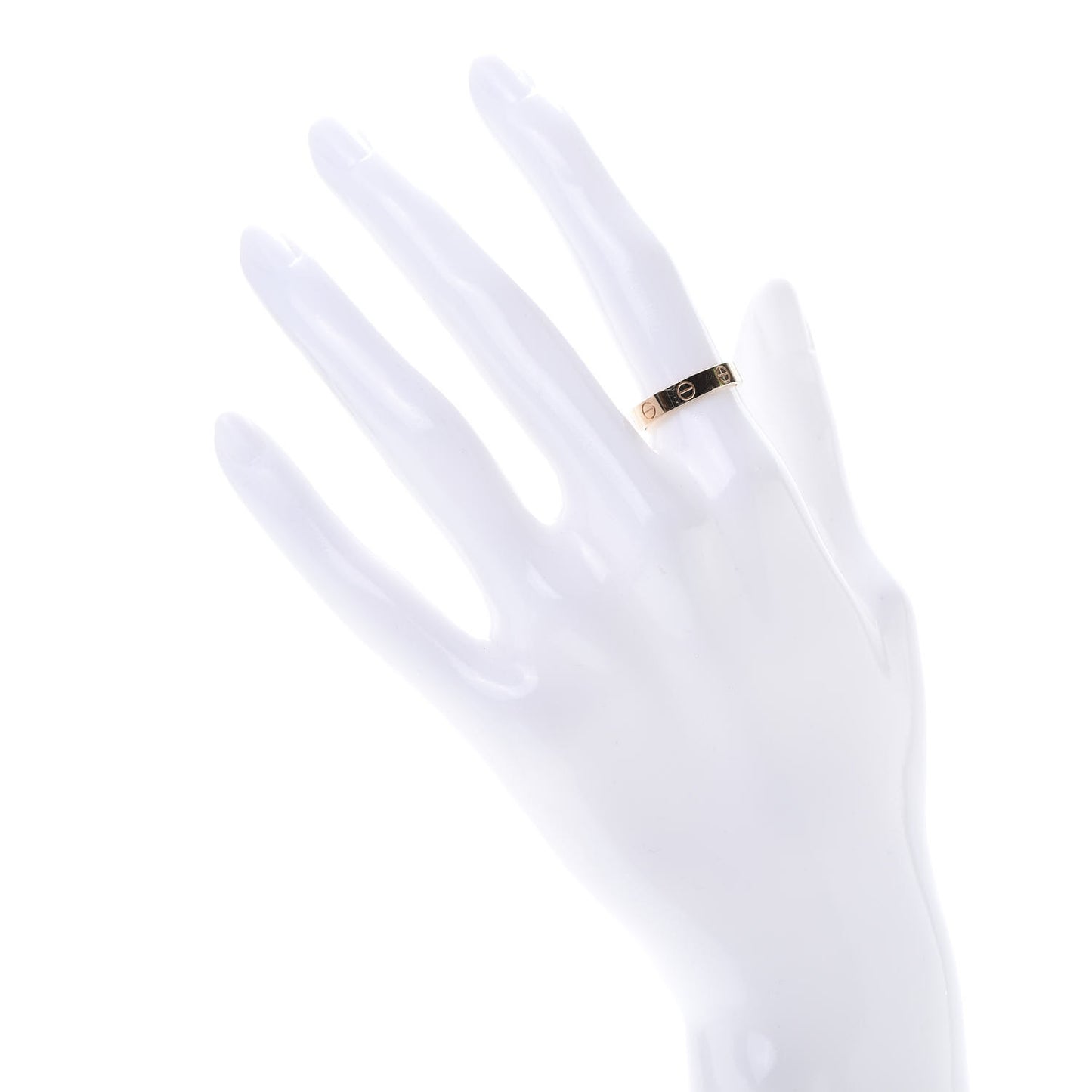 18K Pink Gold 3.5mm LOVE Wedding Band Ring 51 5.75