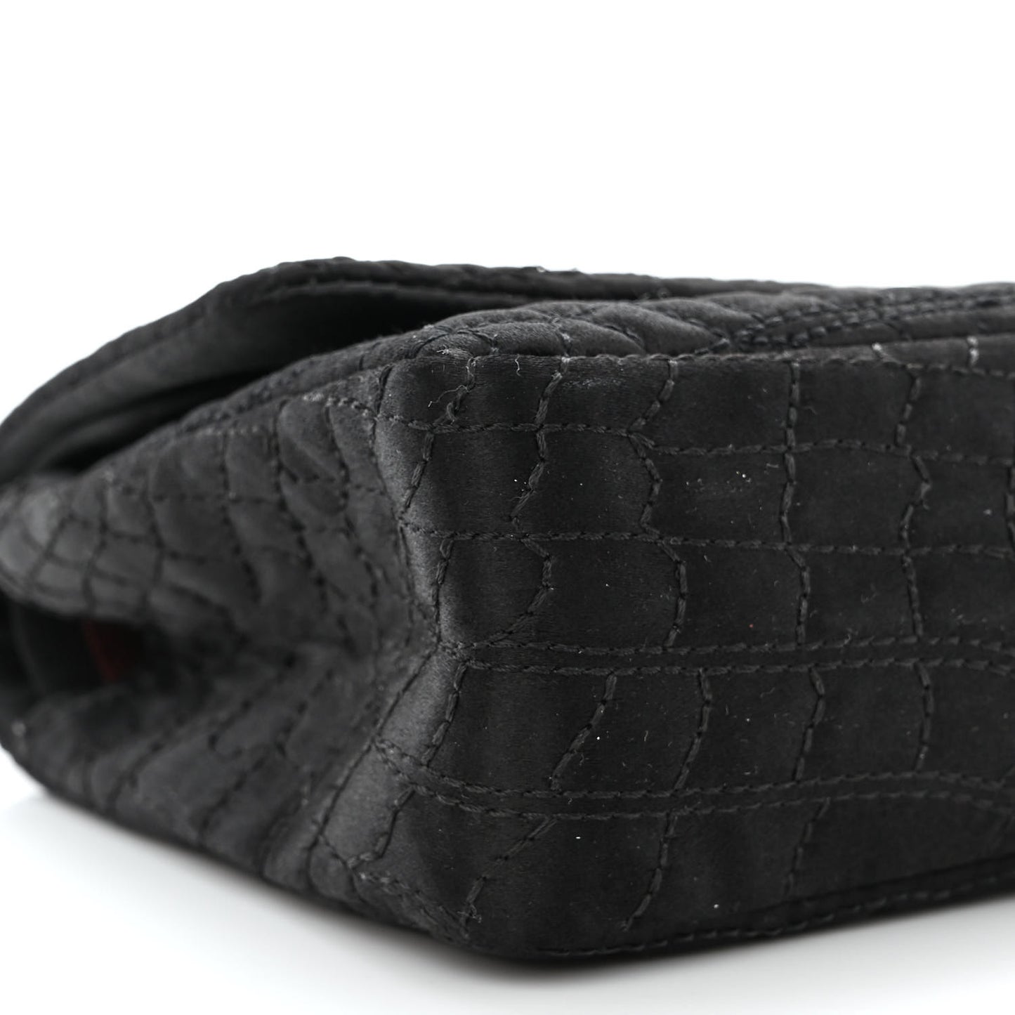 Satin Coco's Croc 2.55 Reissue East West Flap Black