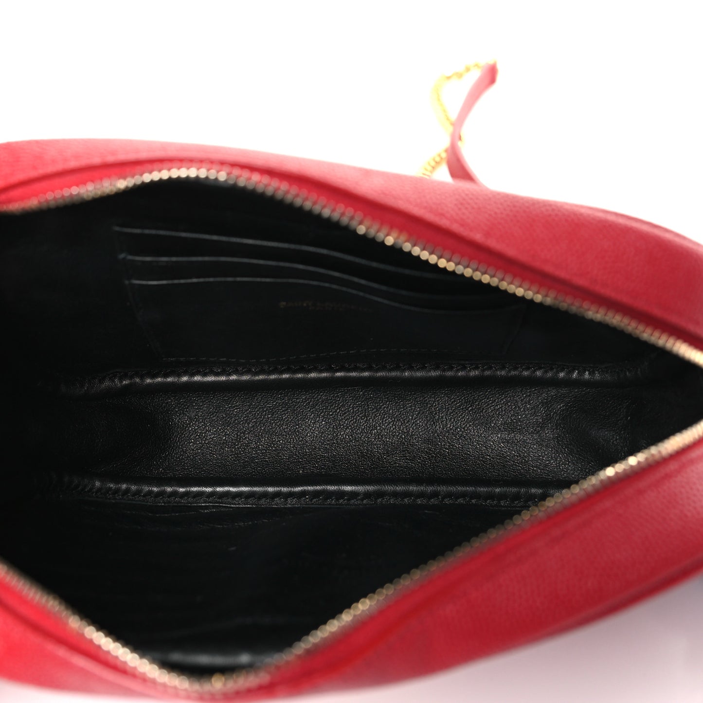 Grain De Poudre Matelasse Monogram Mini Lou Camera Bag Opyum Red