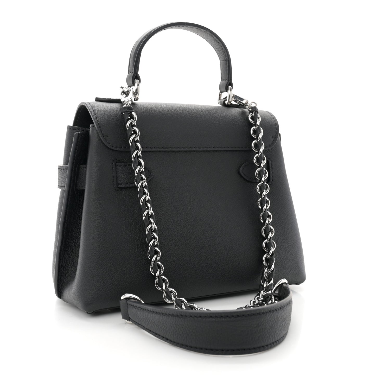 Calfskin Lockme Ever Mini Black