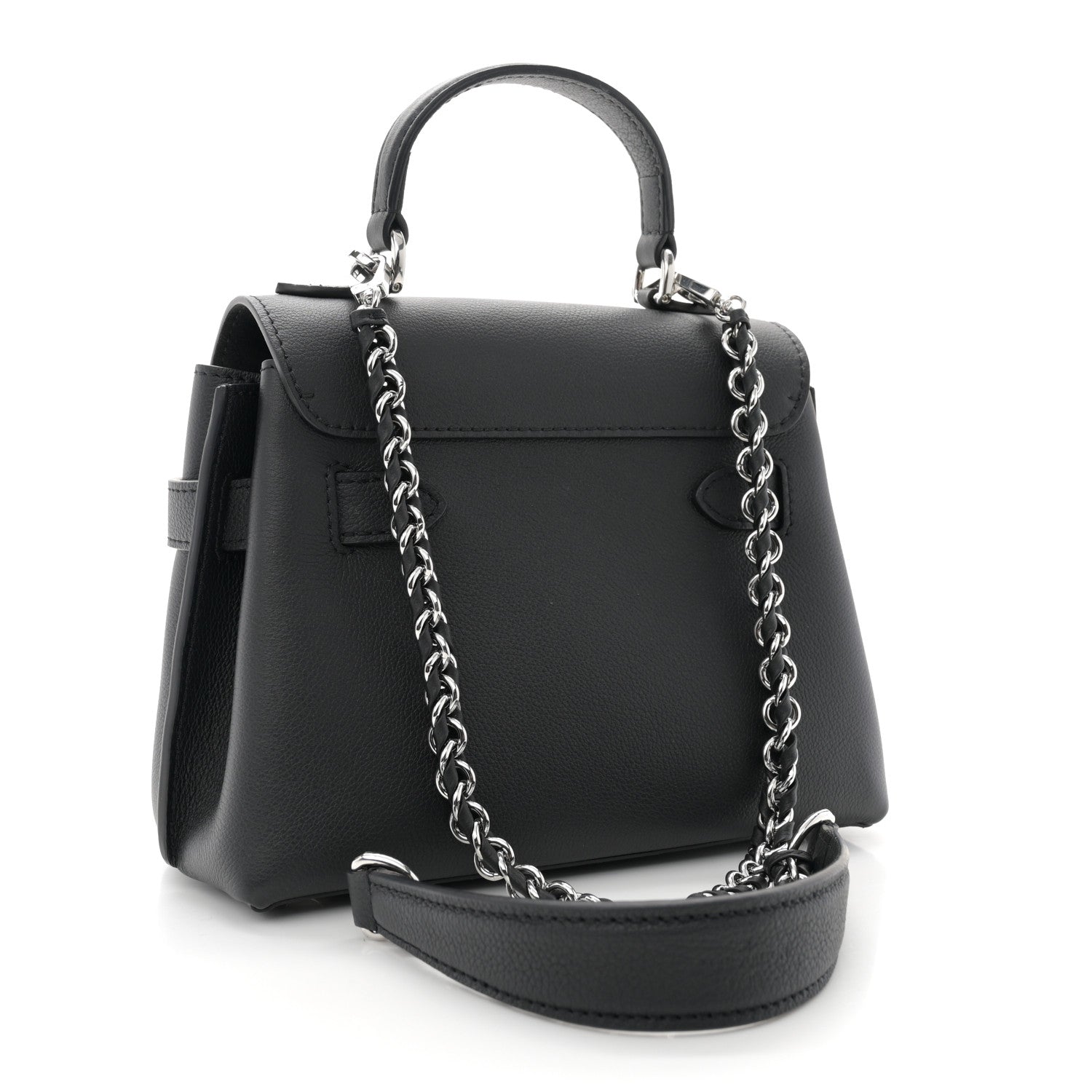 Louis Vuitton Calfskin Lockme Ever Mini Black 3 of 9