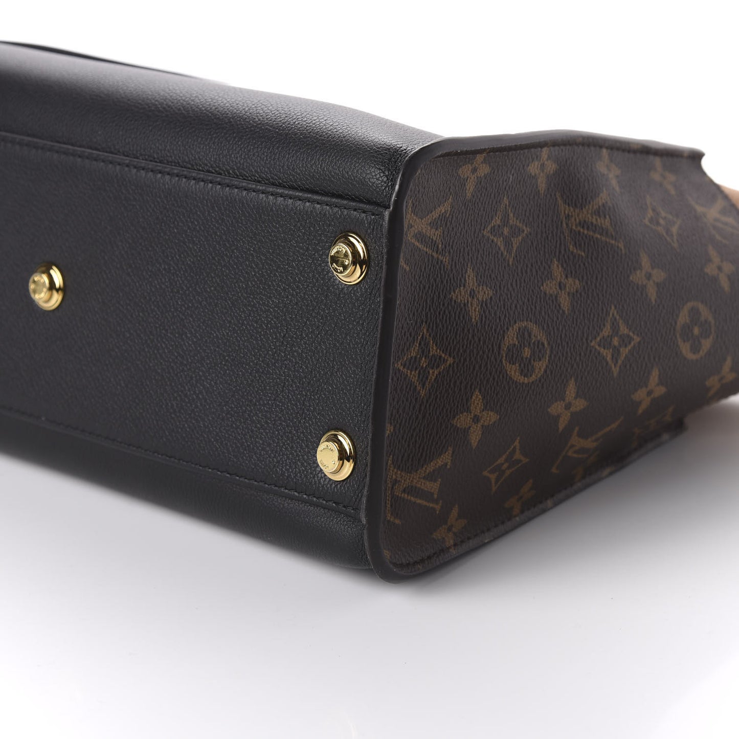 Calfskin Monogram On My Side Black