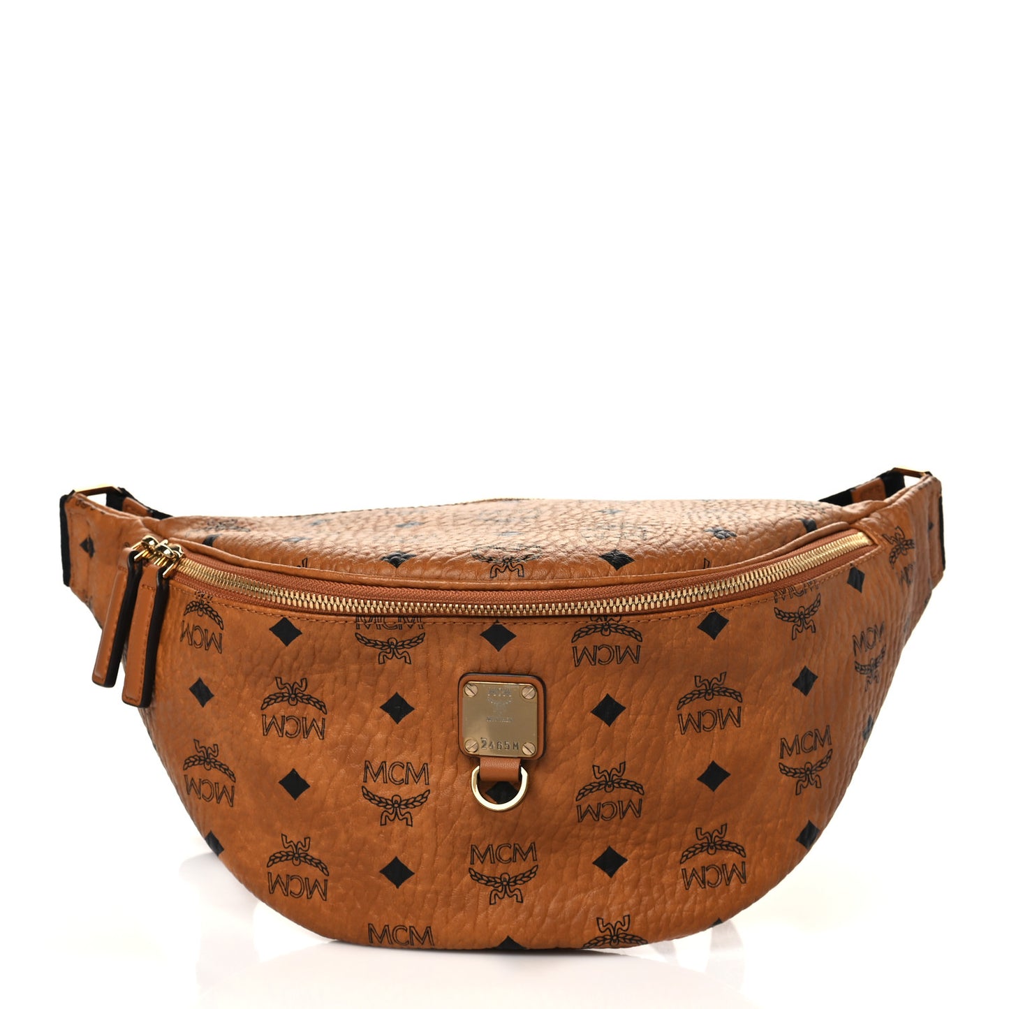 Visetos Medium Fusten Belt Bag Cognac