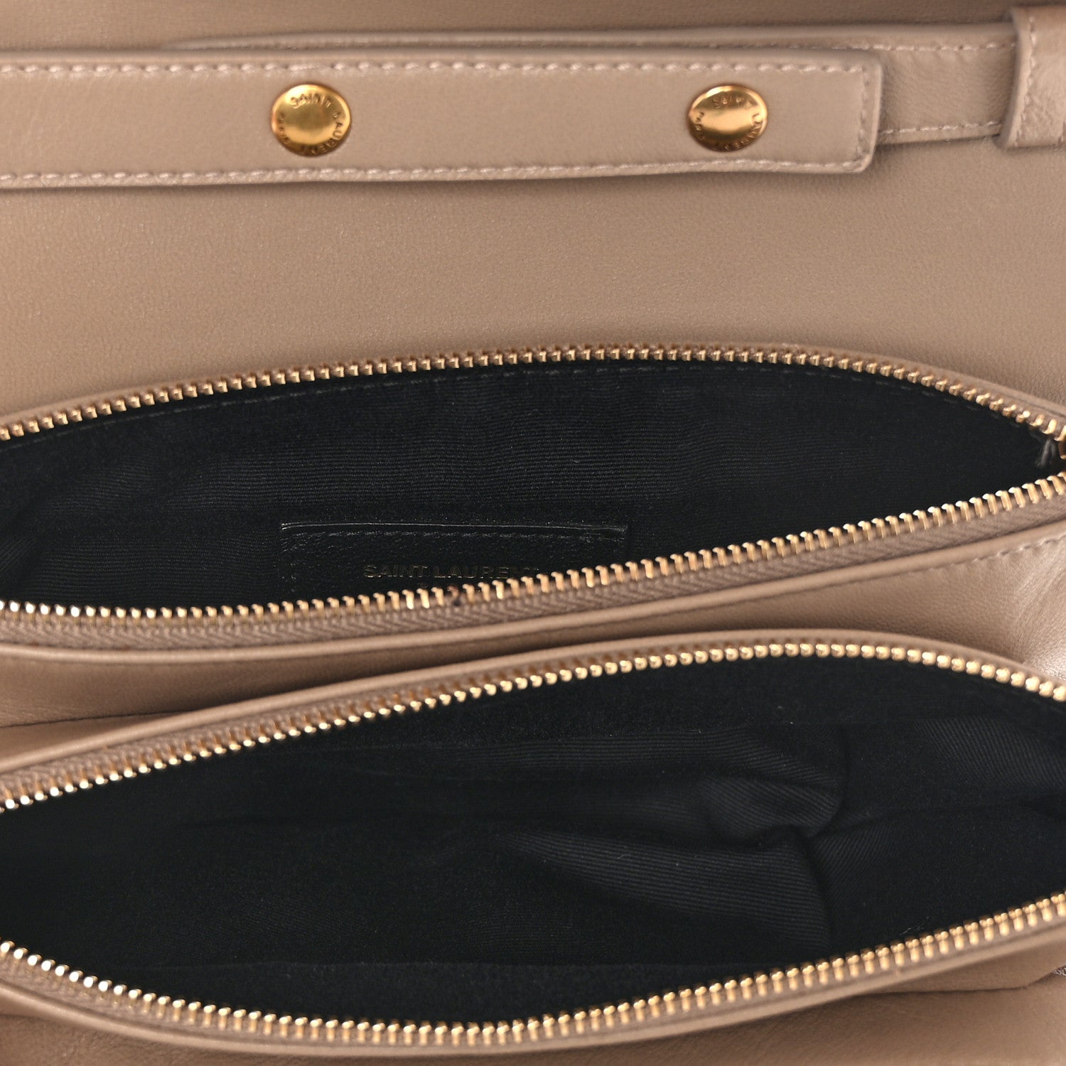Saint Laurent Lambskin Diamond Quilted Angie Chain Bag Tan 5 of 12