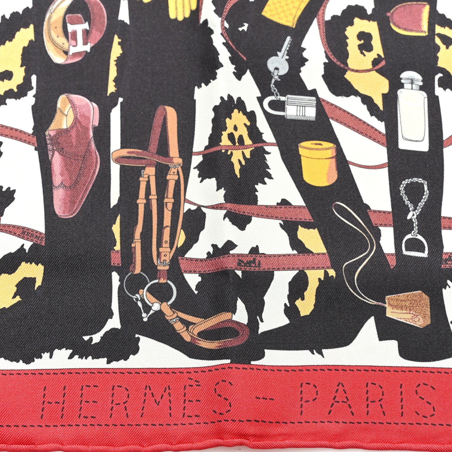 Silk Gavroche Monsieur et Madame Pocket Square