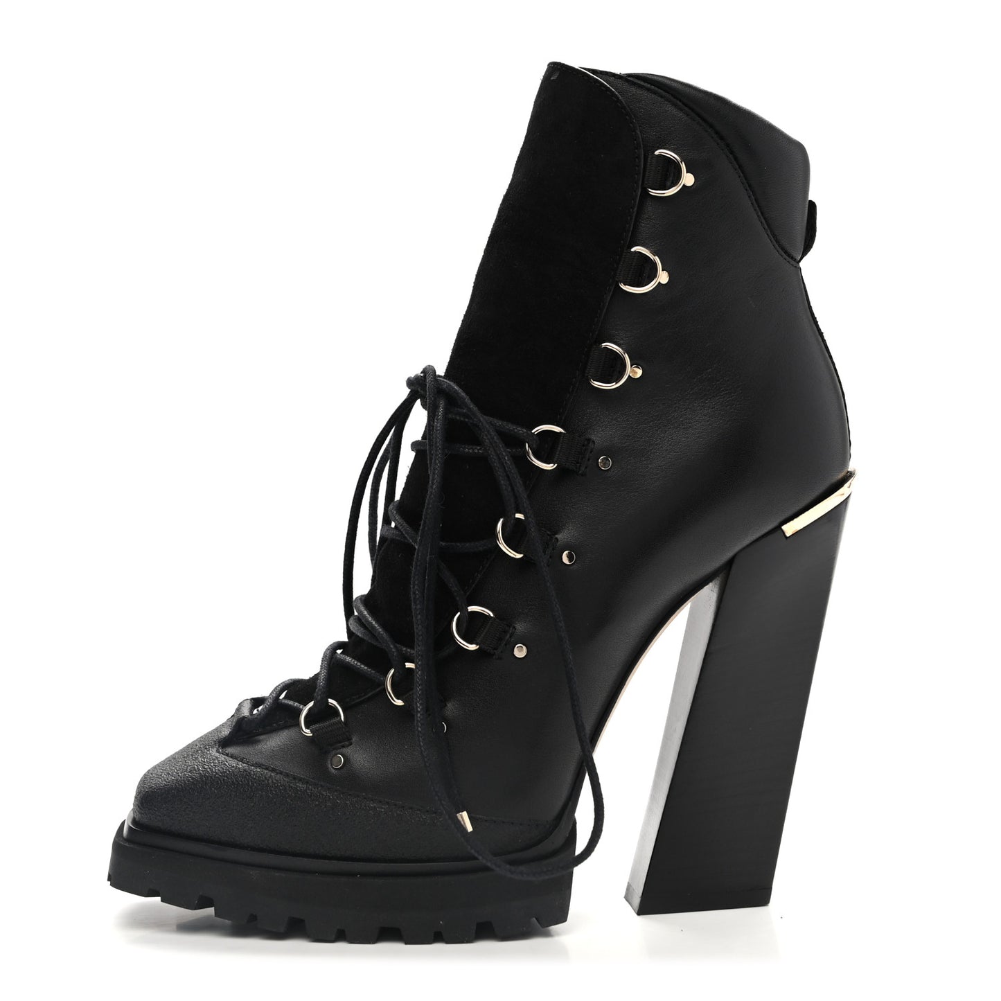Calfskin Suede Madyn 130 Ankle Booties 39.5 Black