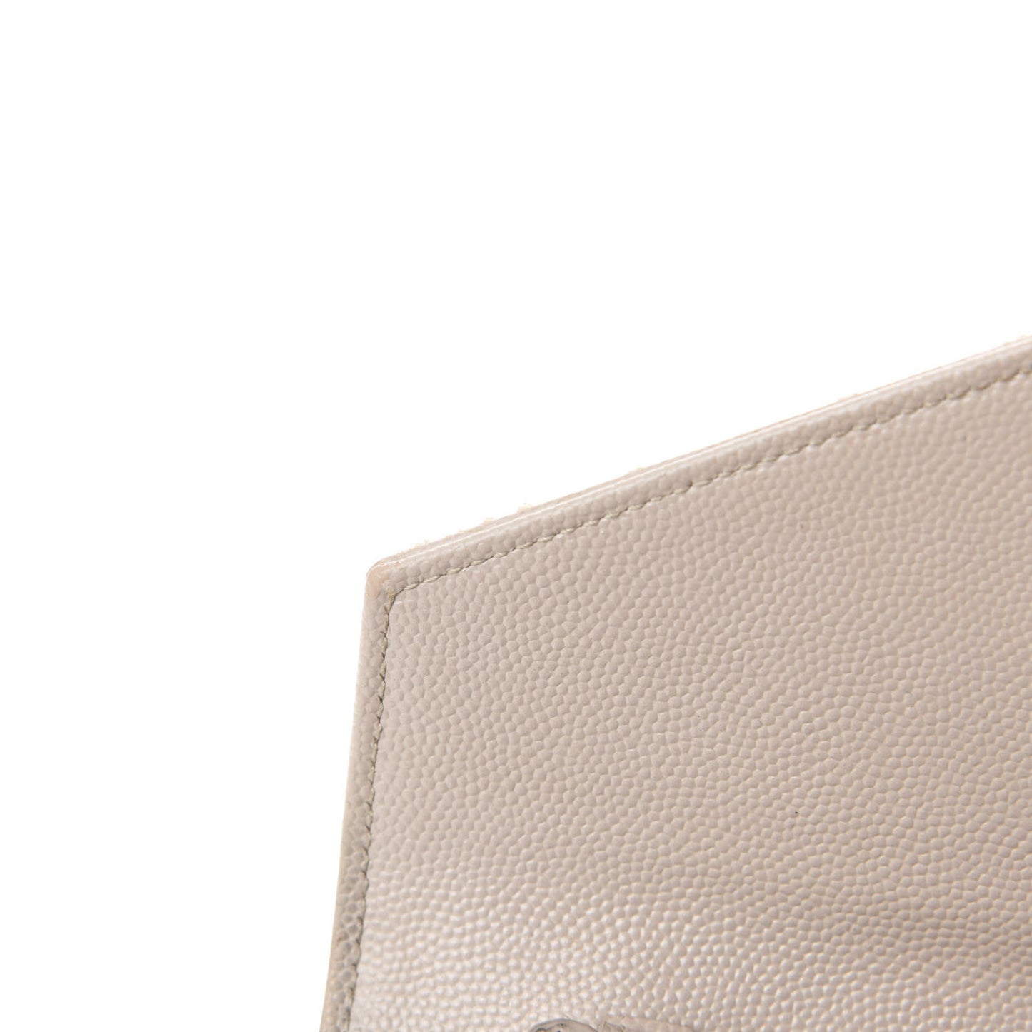 Grain De Poudre Matelasse Chevron Monogram Chain Wallet Nude Powder