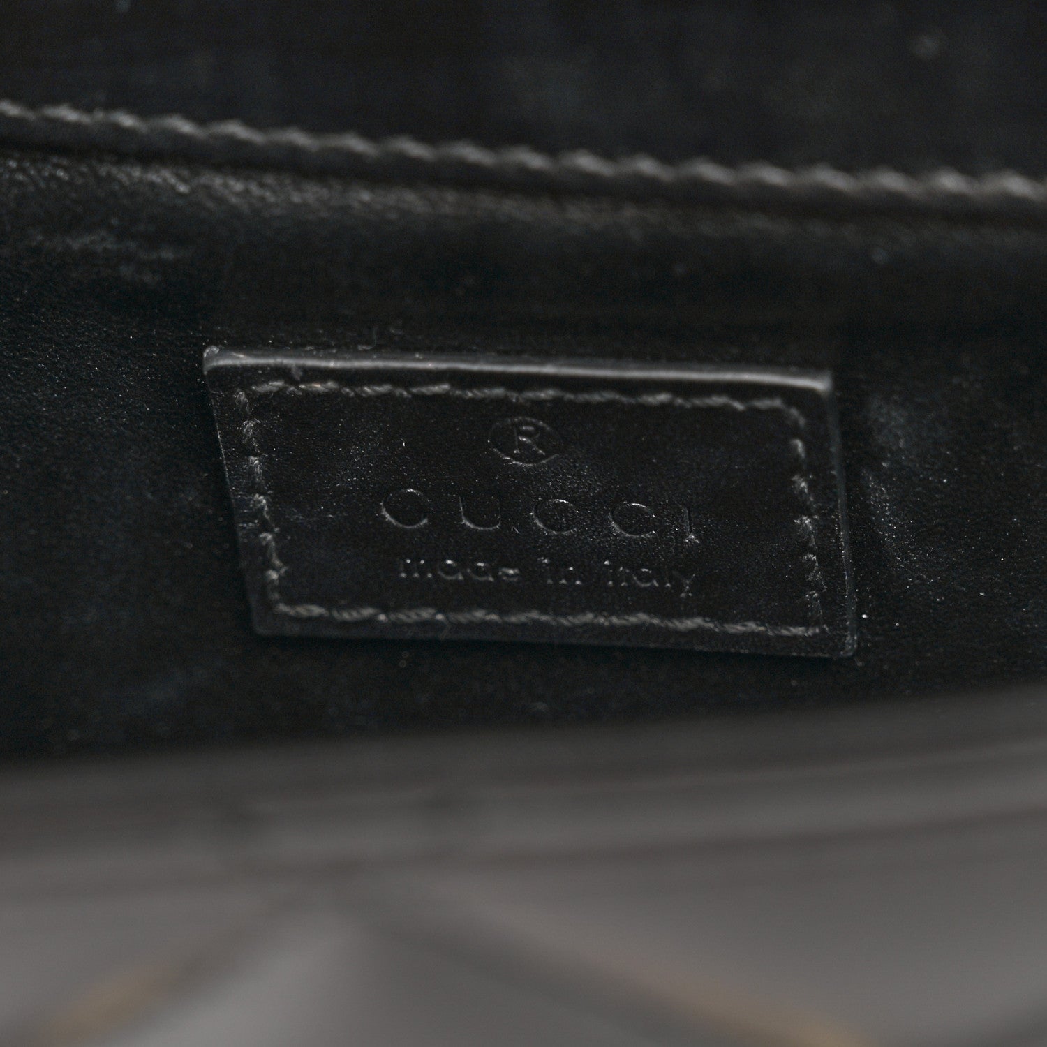 Gucci Calfskin Quilted Mini Deco Shoulder Bag Black 6 of 11