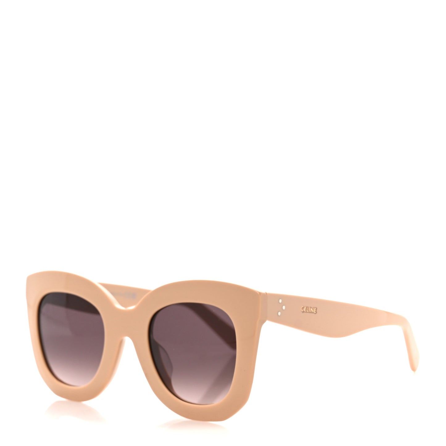 Oversized Round Sunglasses CL4005FN Peach