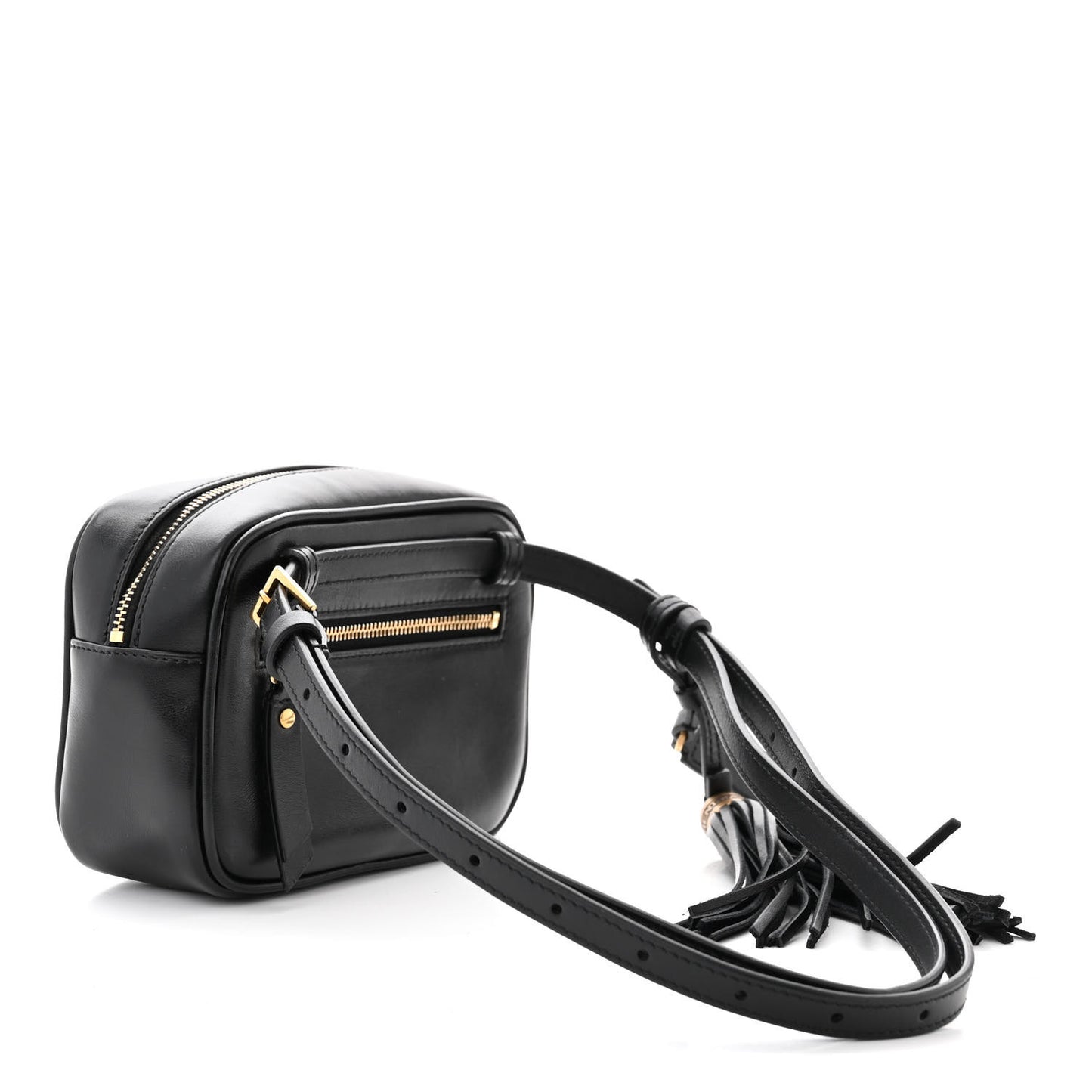 Calfskin Matelasse Monogram Lou Belt Bag Black