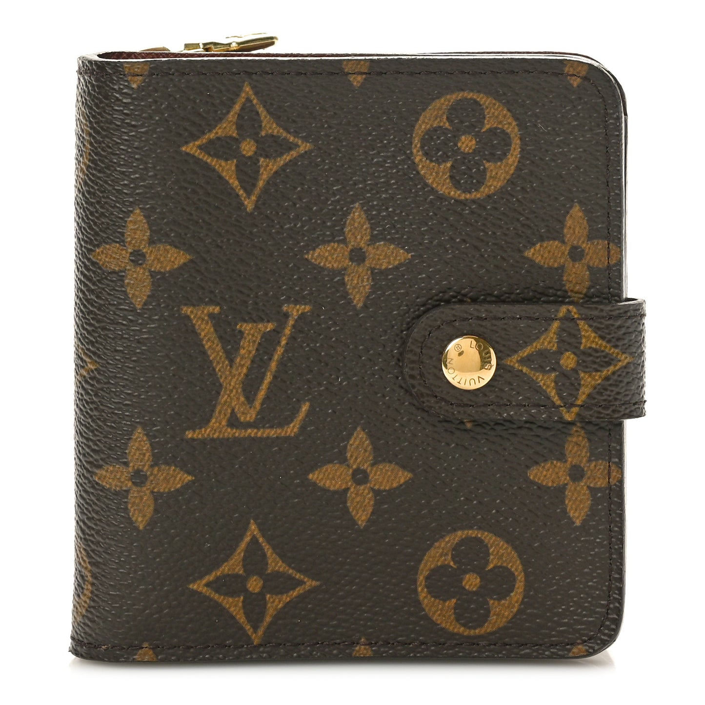 Monogram Compact Zippe Zipped Wallet