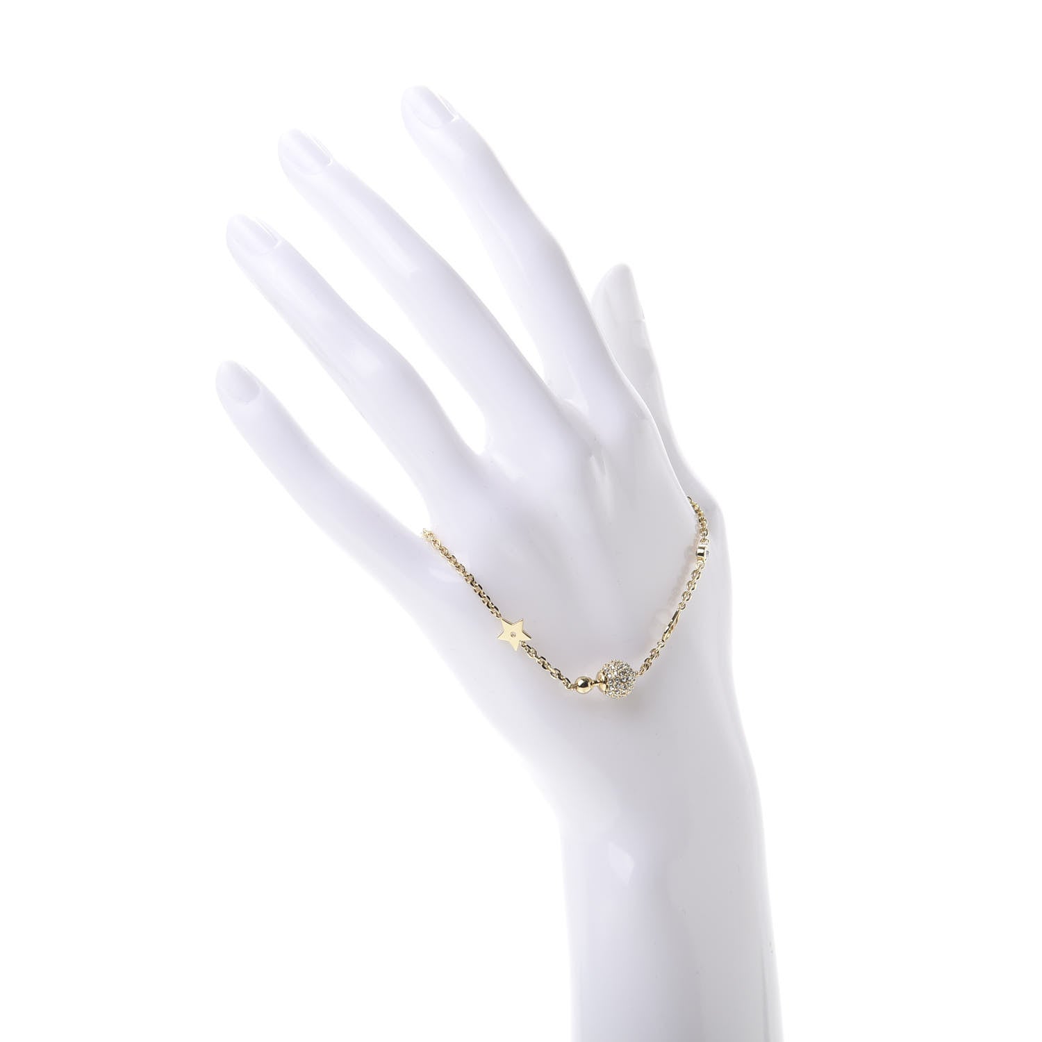 Christian Dior Metal Crystal La Petite Tribale Bracelet Gold 2 of 4