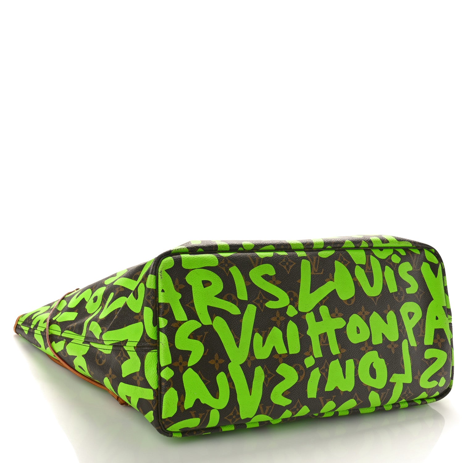 Louis Vuitton Monogram Graffiti Neverfull GM Green 4 of 12