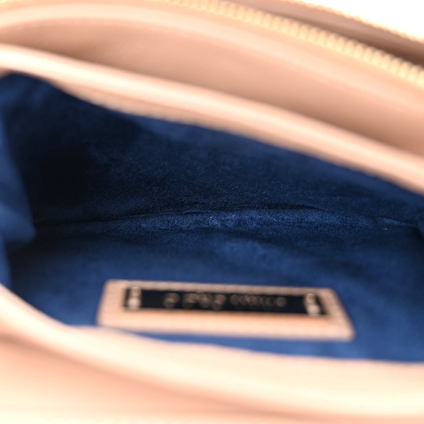 Metallic Elaphe Zadie Crossbody Bag Gold
