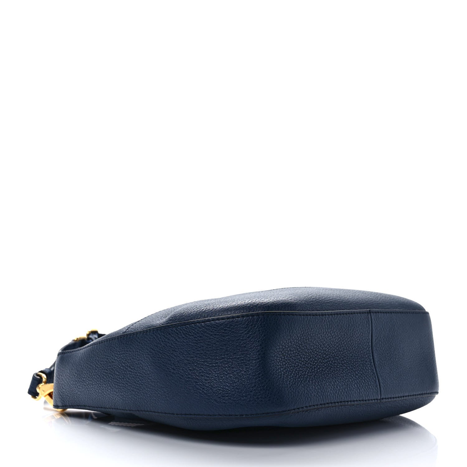 Prada Vitello Phenix Zippered Messenger Hobo Baltico 4 of 9