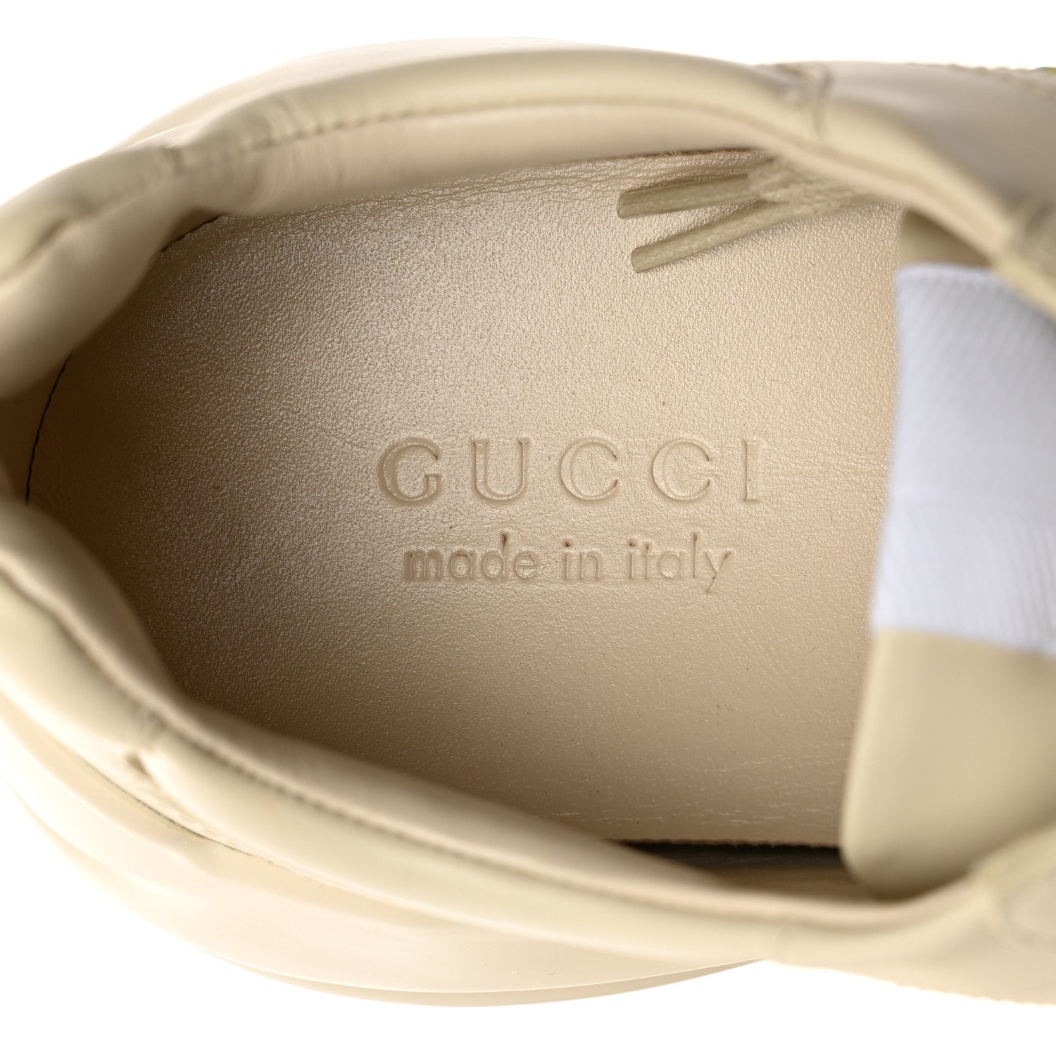 Gucci Apollo Calfskin Star Interlocking G Mens Rhyton Sneakers 10.5 Ivoire 6 of 9