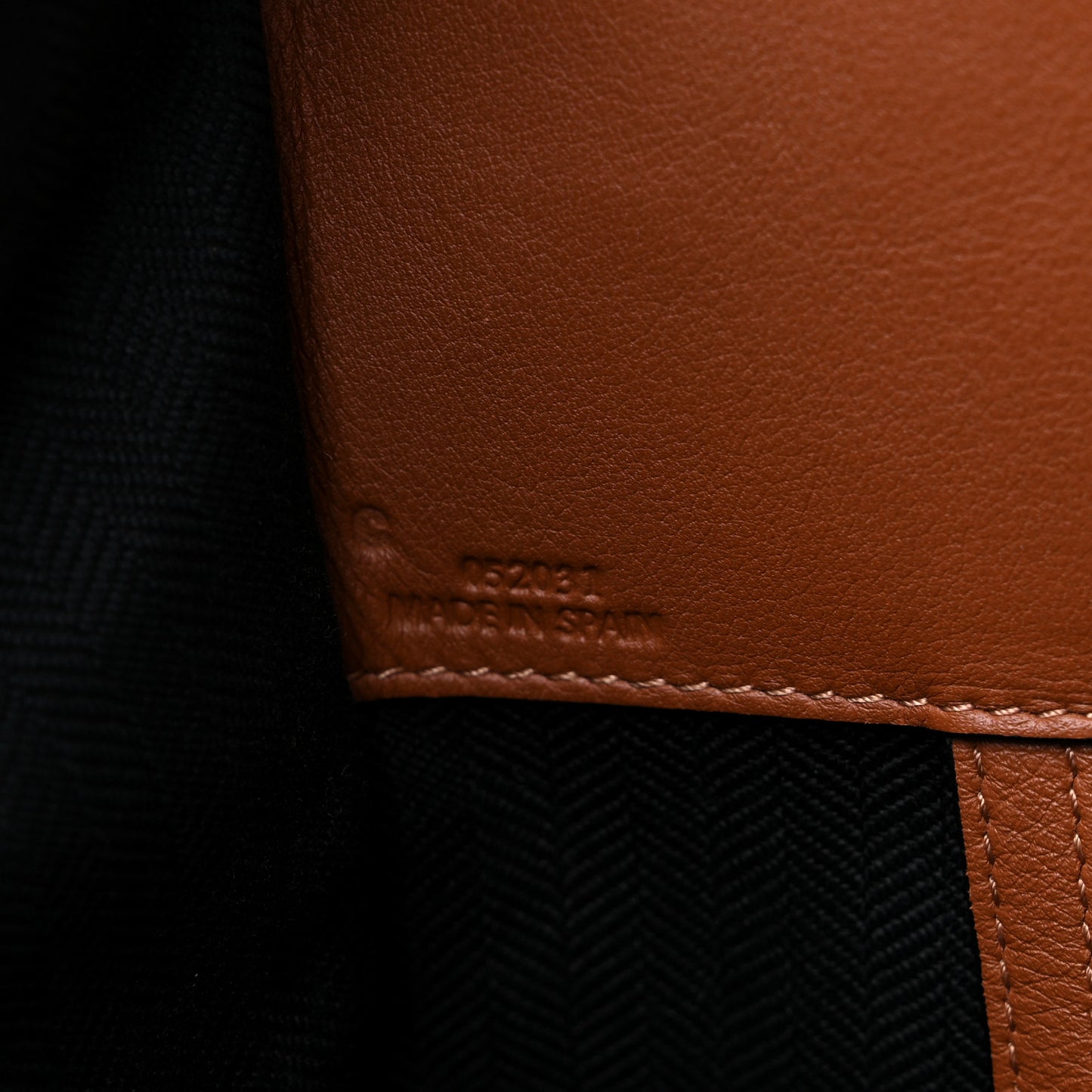 Calfskin Small Hammock Shoulder Bag Tan