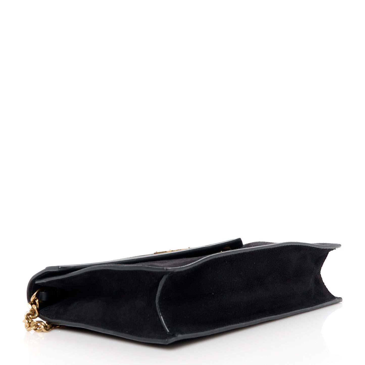 Suede Calfskin Monogram Le Sept Chain Bag Black