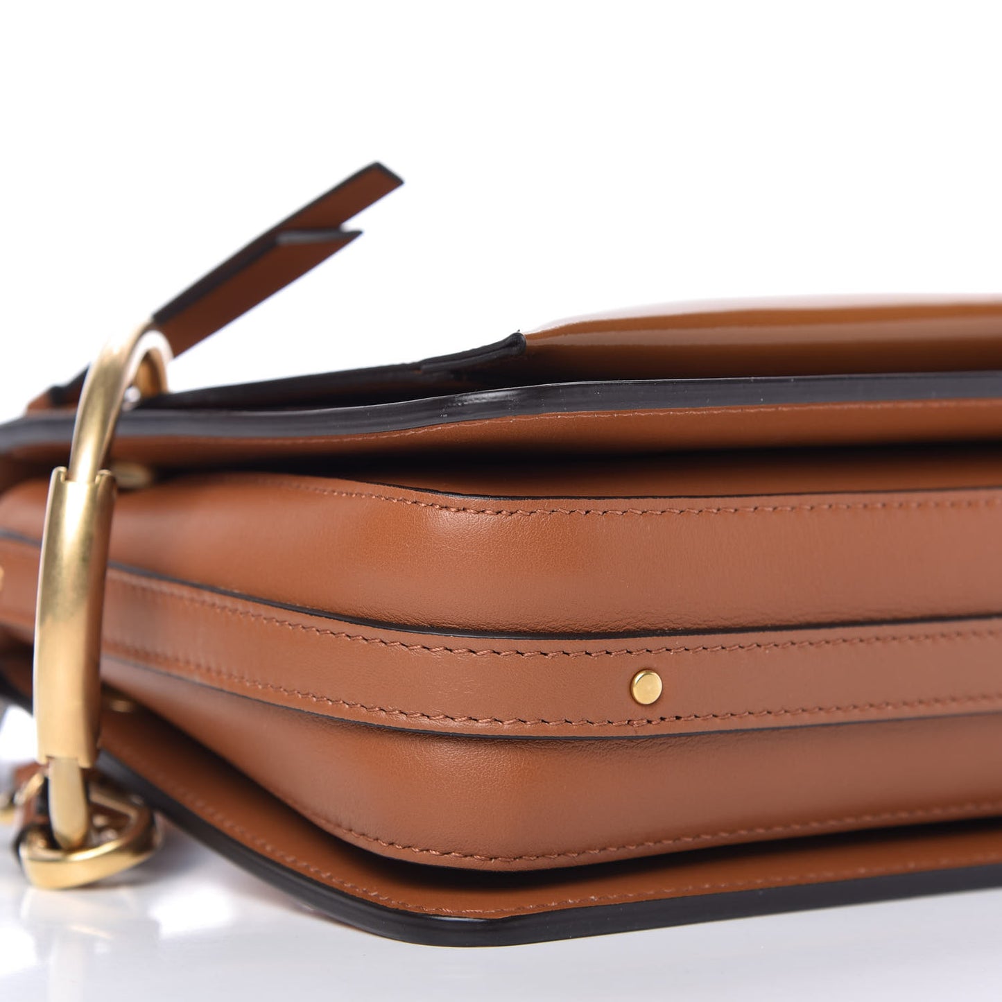 Patent Small Roy Bag Caramel