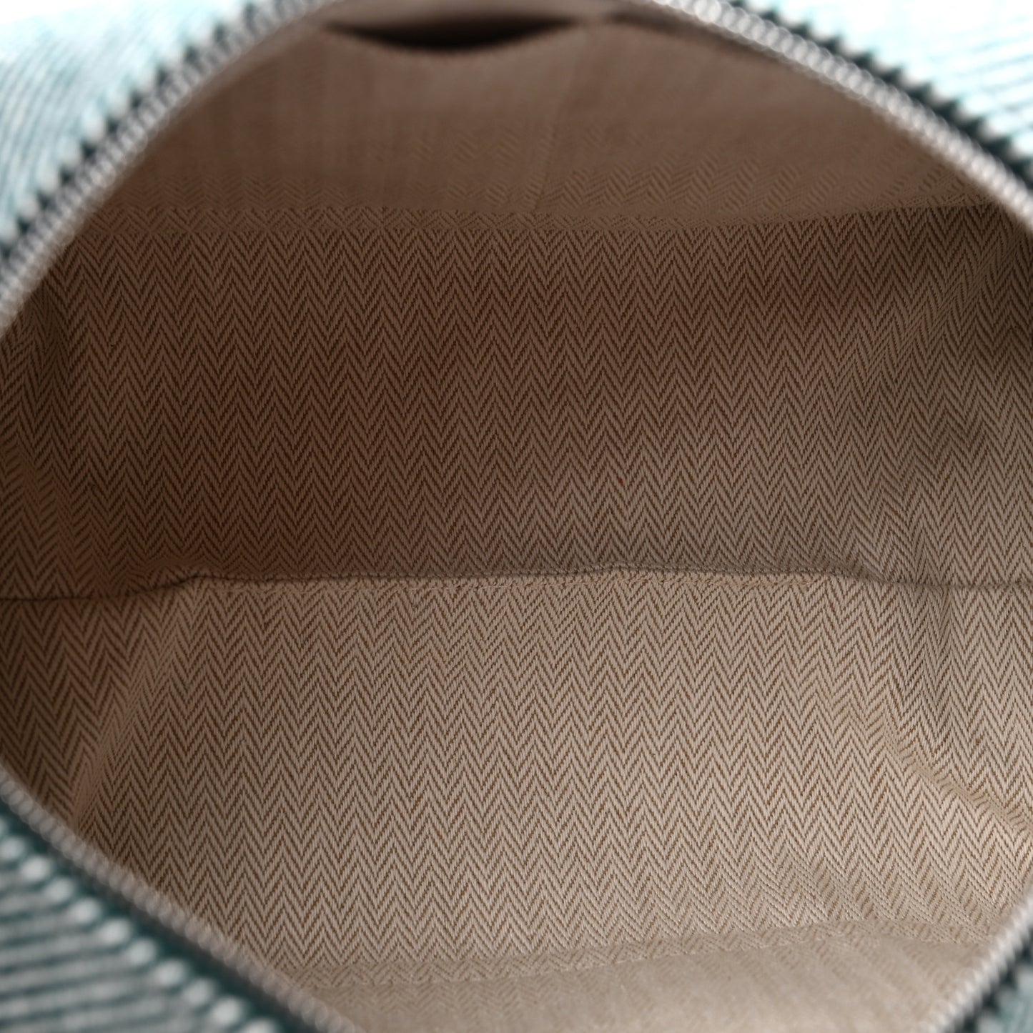 Wool Small Bride-A-Brac H Natte Pouch Vert Foret