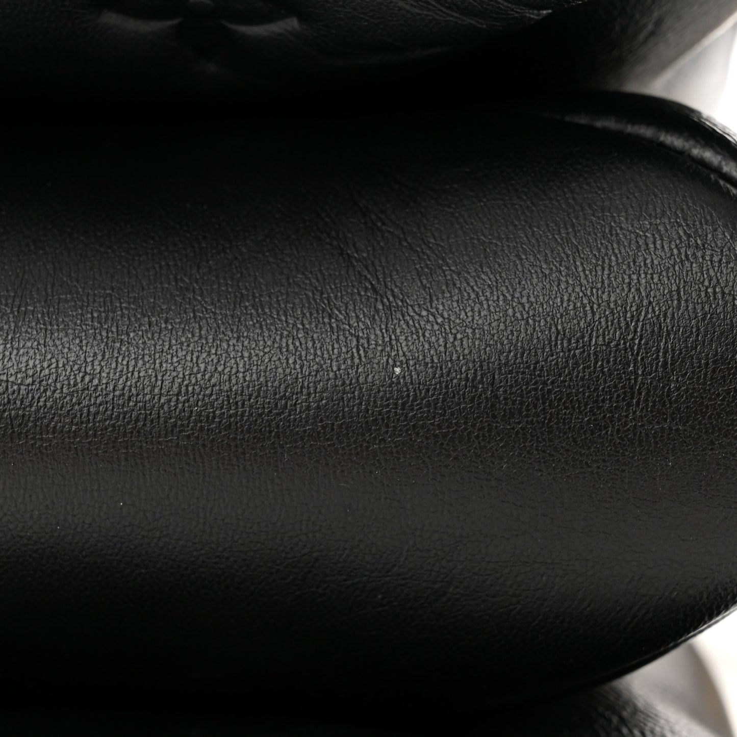 Lambskin Embossed Monogram Coussin PM Black