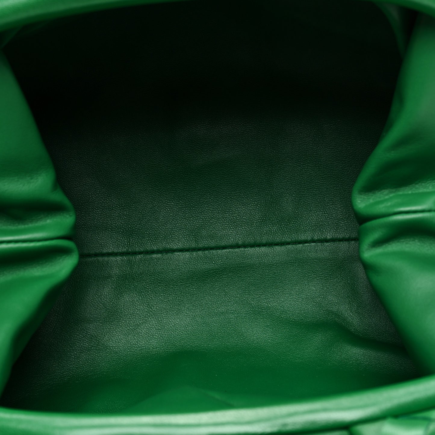 Nappa Maxi Intrecciato The Pouch Oversized Clutch Racing Green