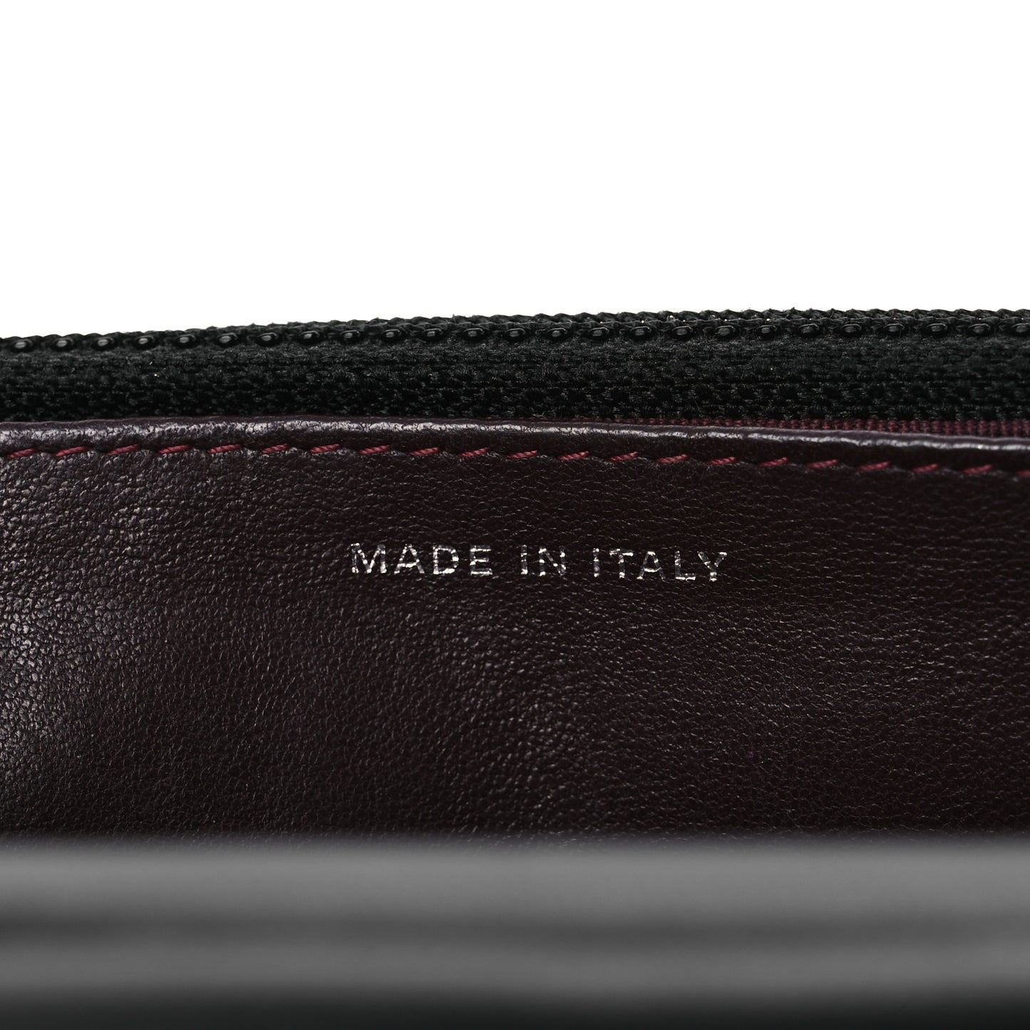 Lambskin Quilted Wallet On Chain WOC Black