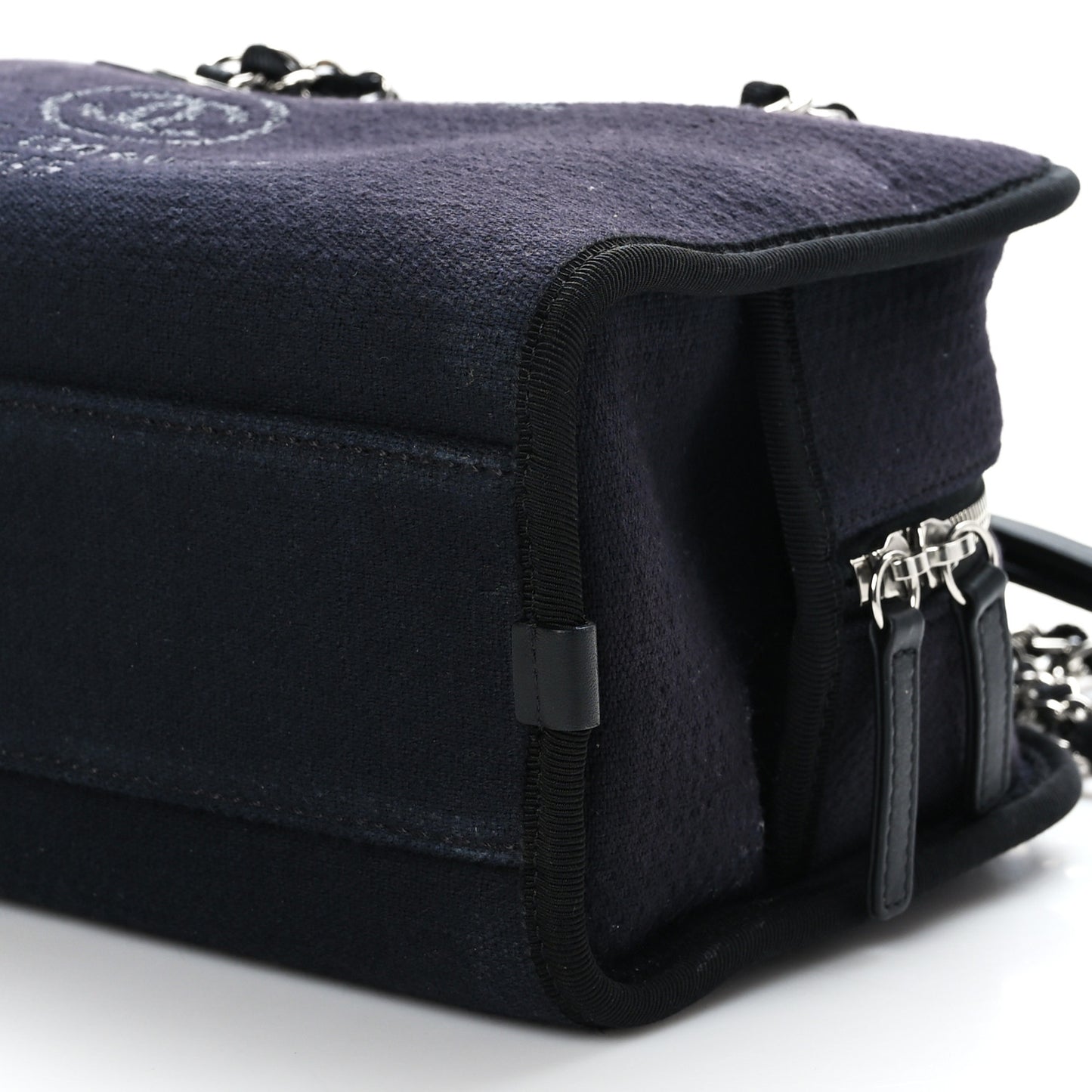 Mixed Fibers Deauville Bowling Bag Black
