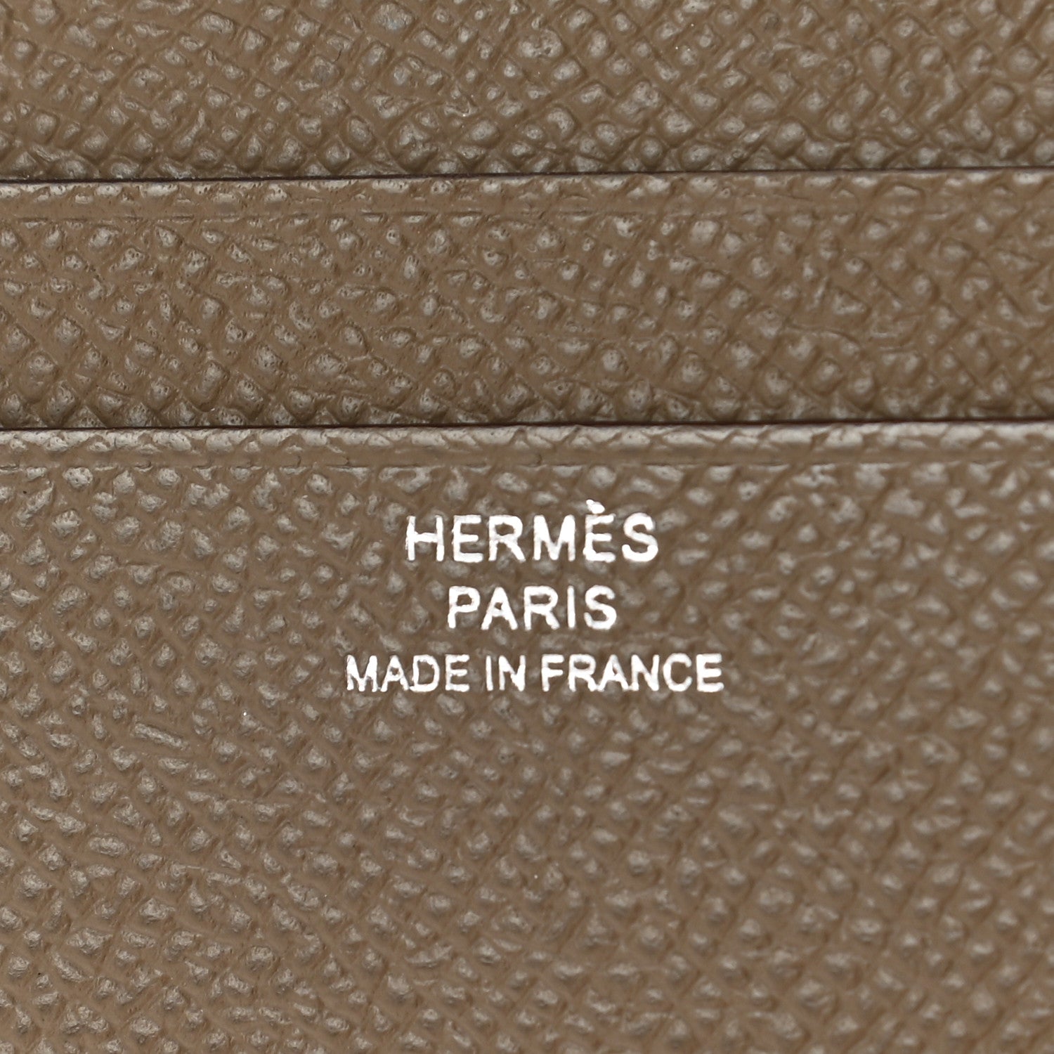 Hermes Epsom MC2 Euclide Card Holder Case Etoupe 6 of 8